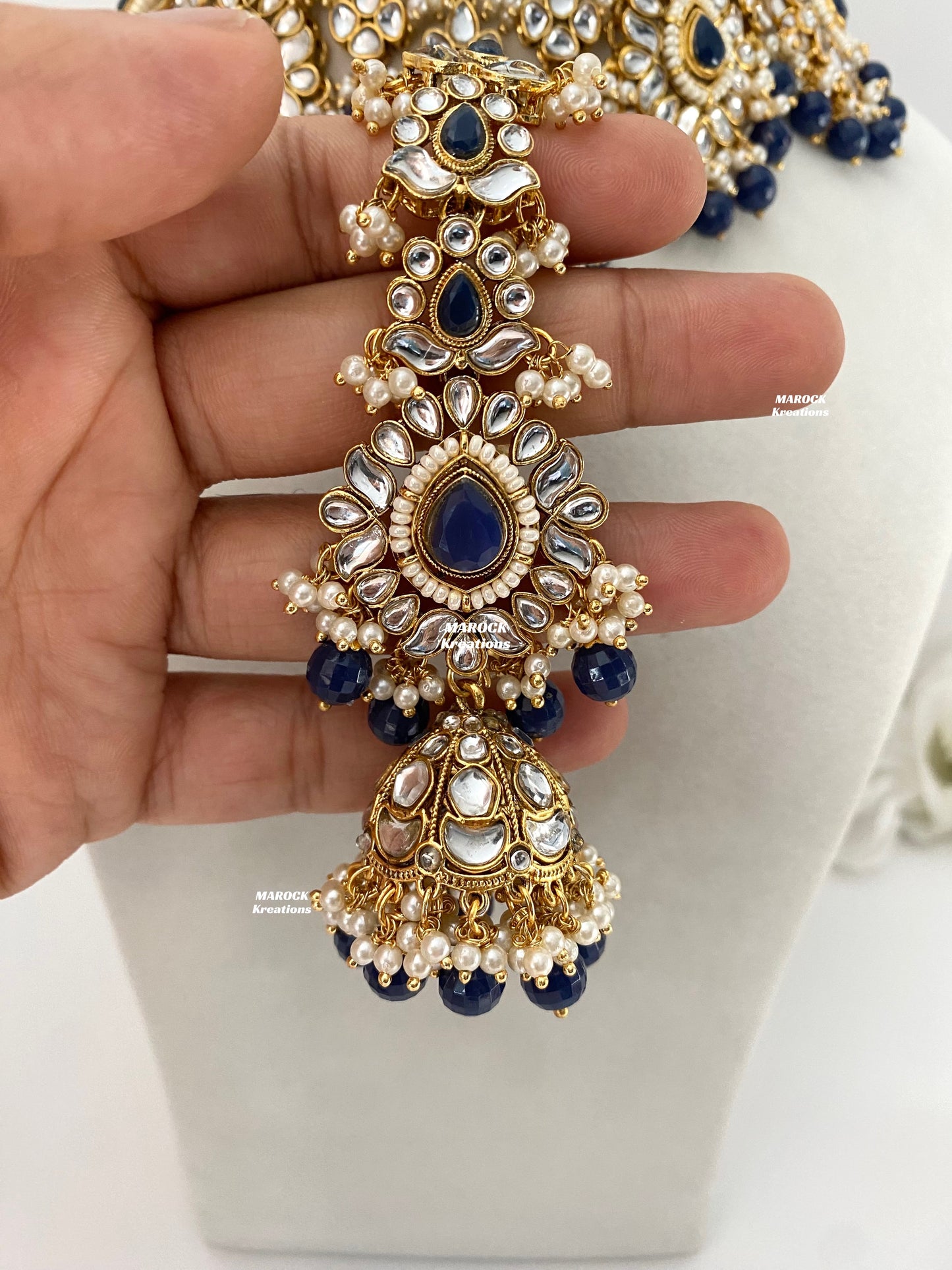 Bhavika Premium Quality Kundan choker/Necklace set