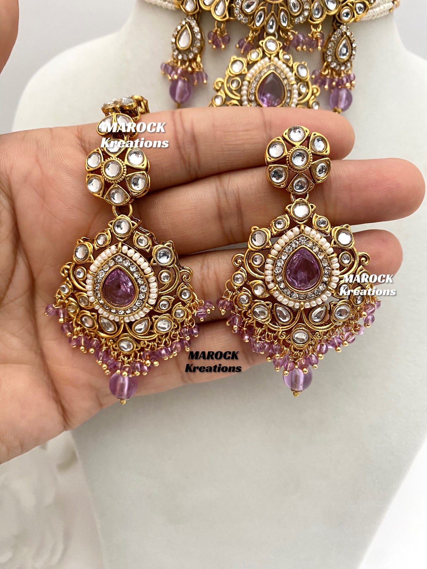 Mahima Premium Quality Kundan Choker set