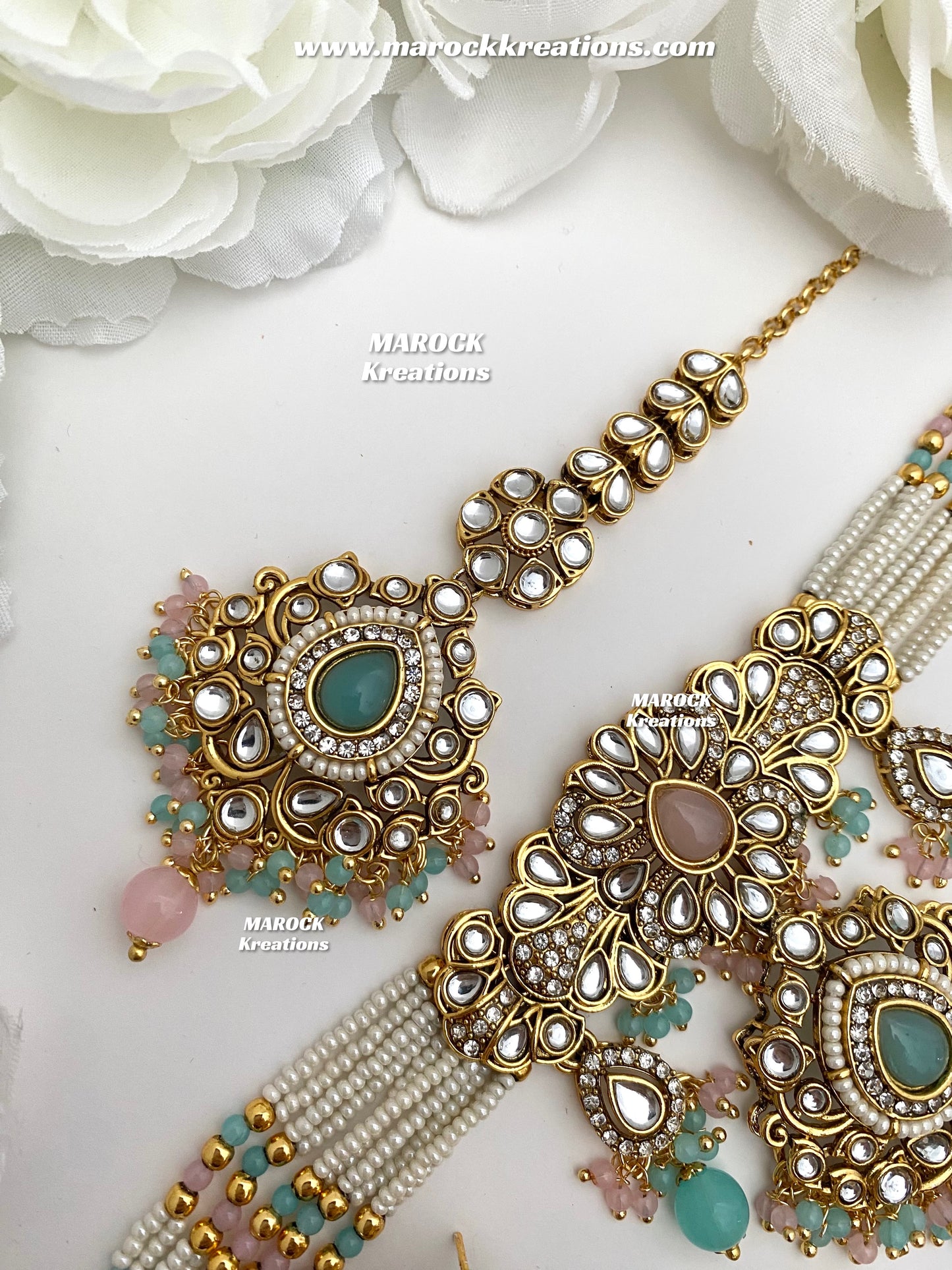Mahima Premium Quality Kundan Choker set