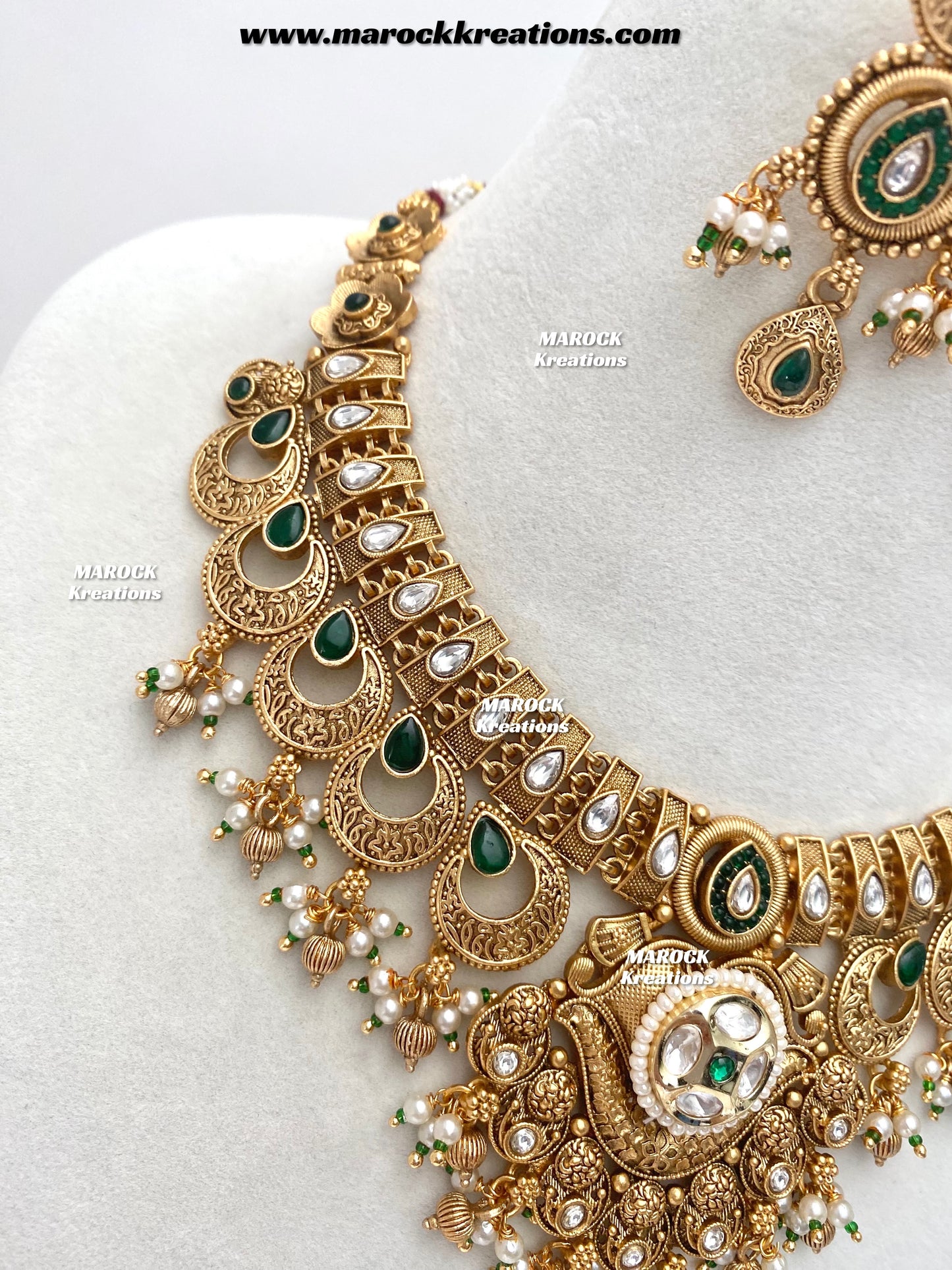 Swapna Gold Plated Necklace set