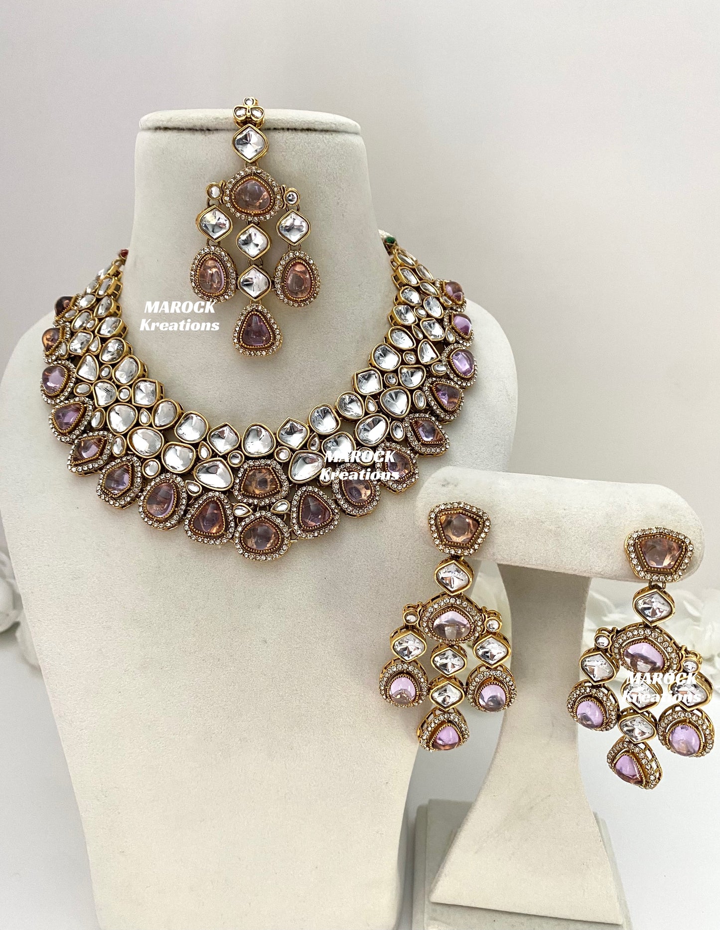 Patriza Sabyasachi inspired Premium Quality Kundan Statement Necklace set