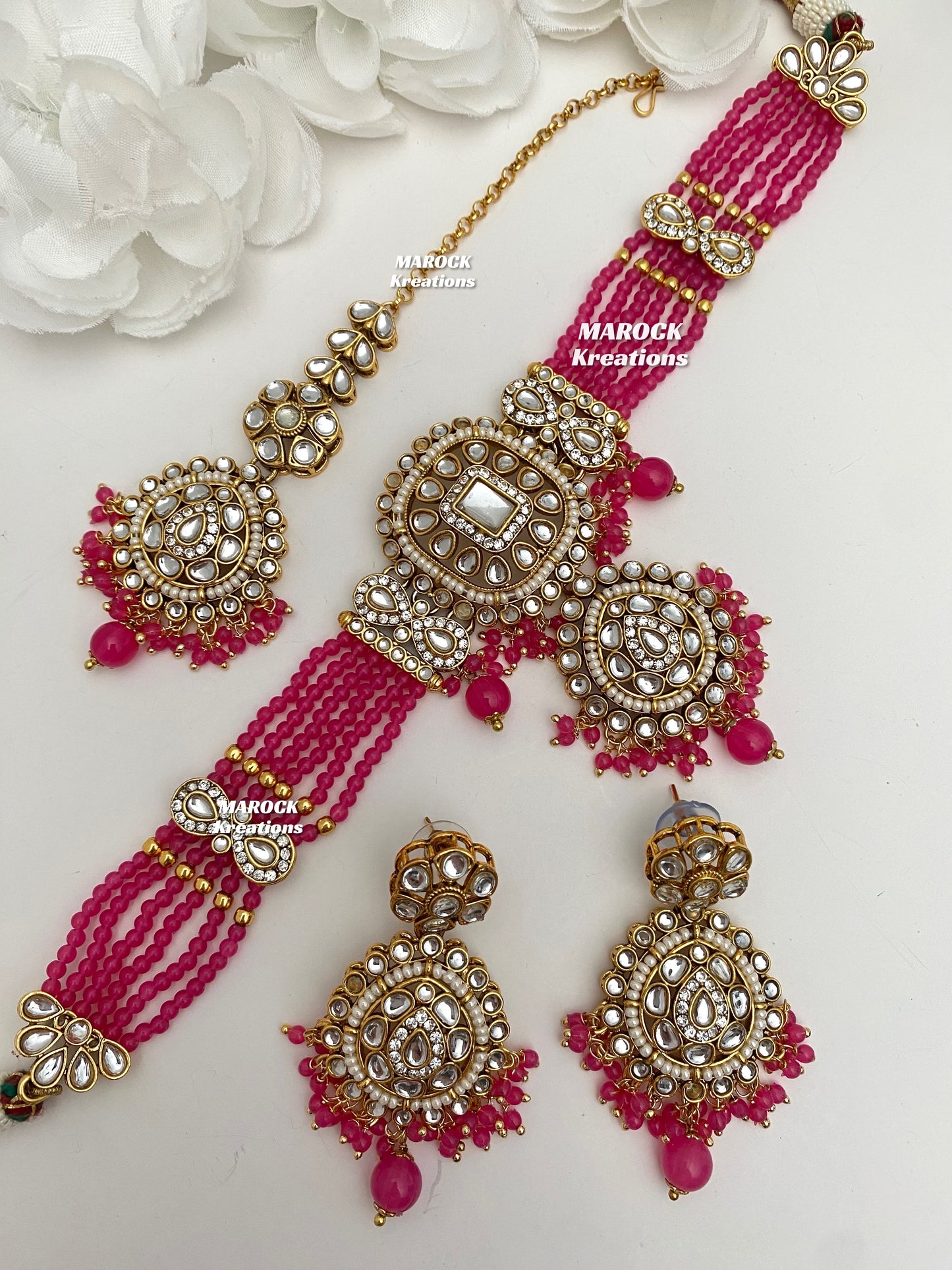 Simona Premium Quality Kundan Choker set