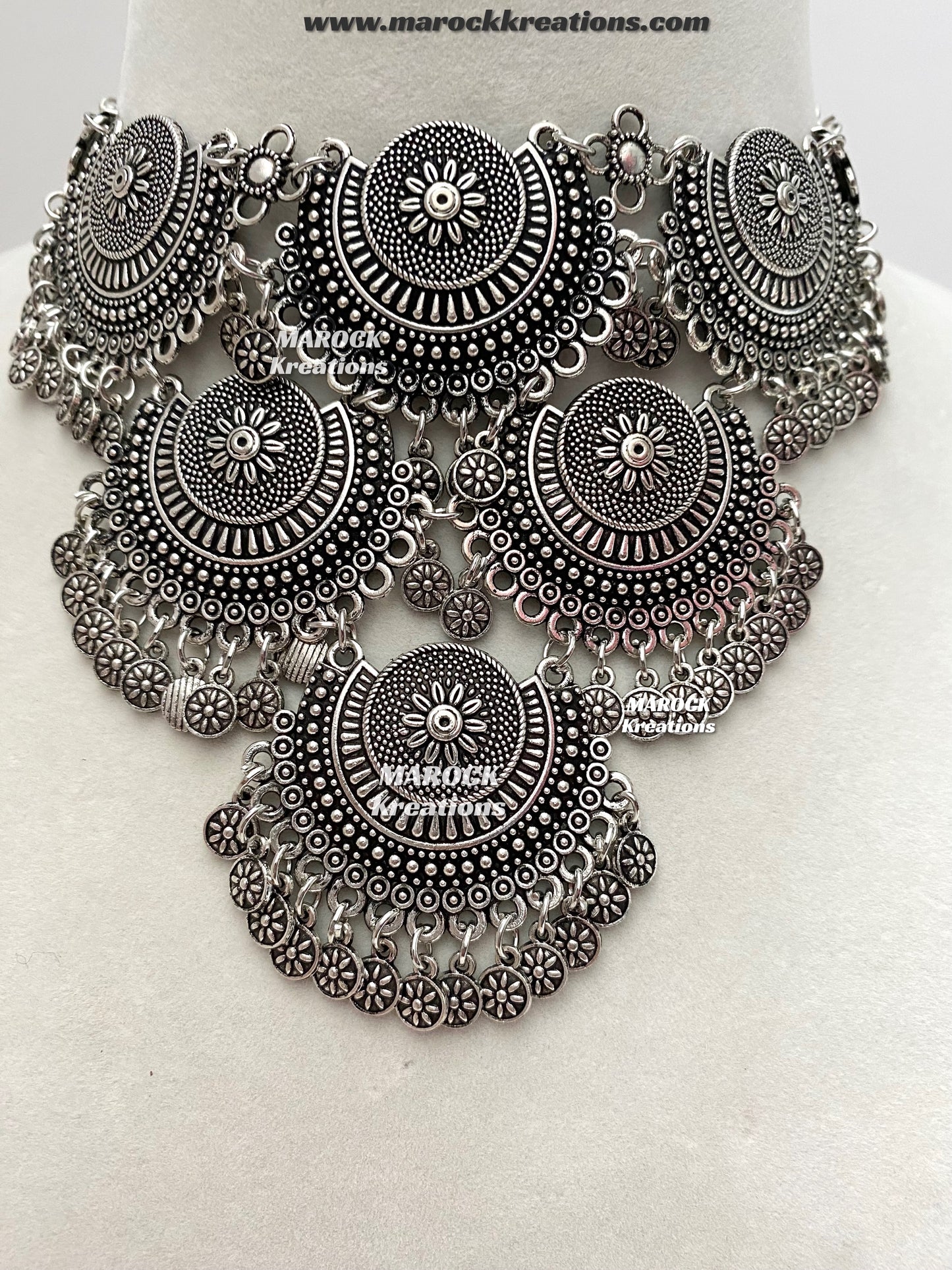 Oxidized Choker set