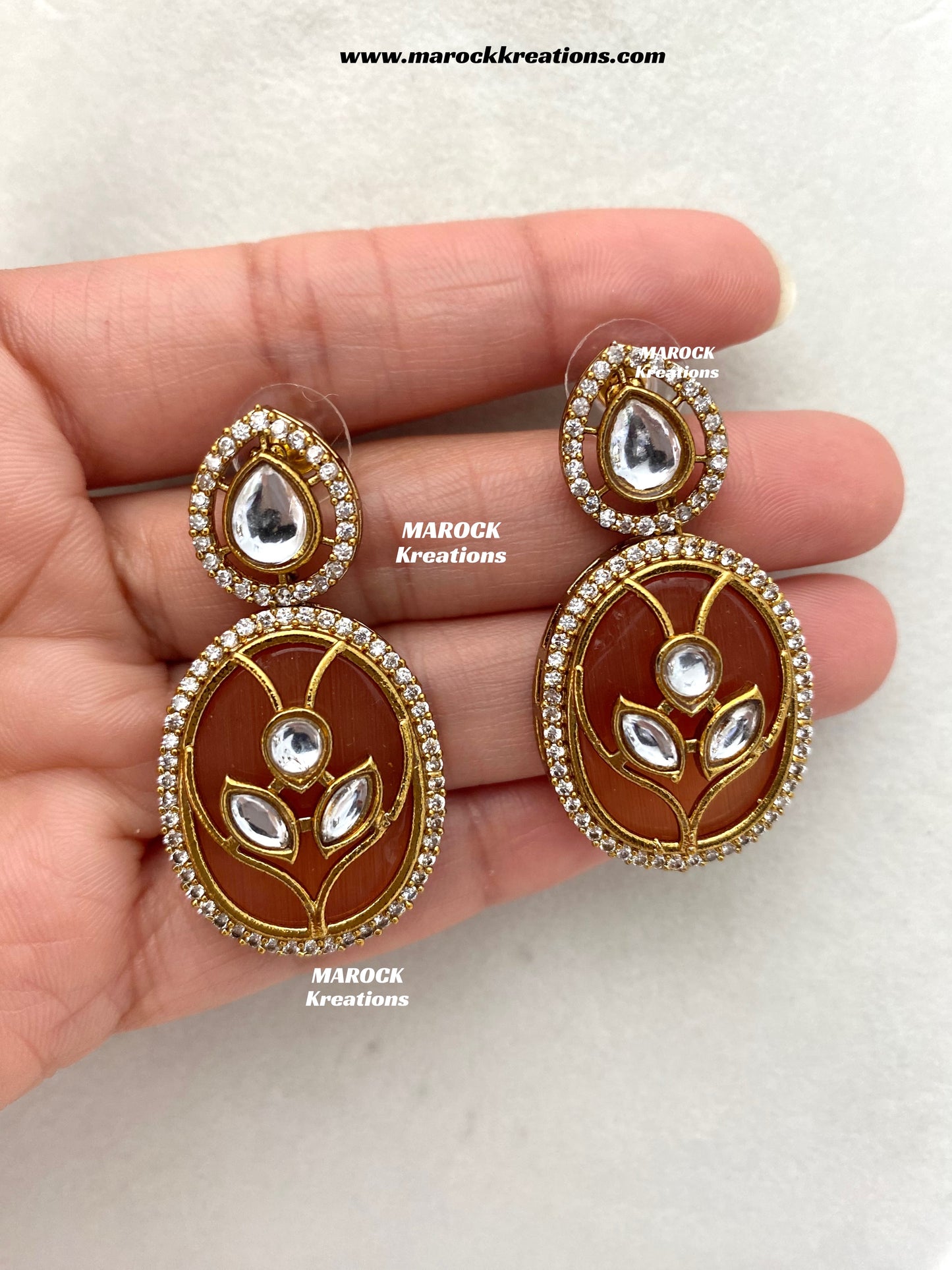 Lija Sabyasachi inspired Premium Quality Moissanite Kundan Statement choker set