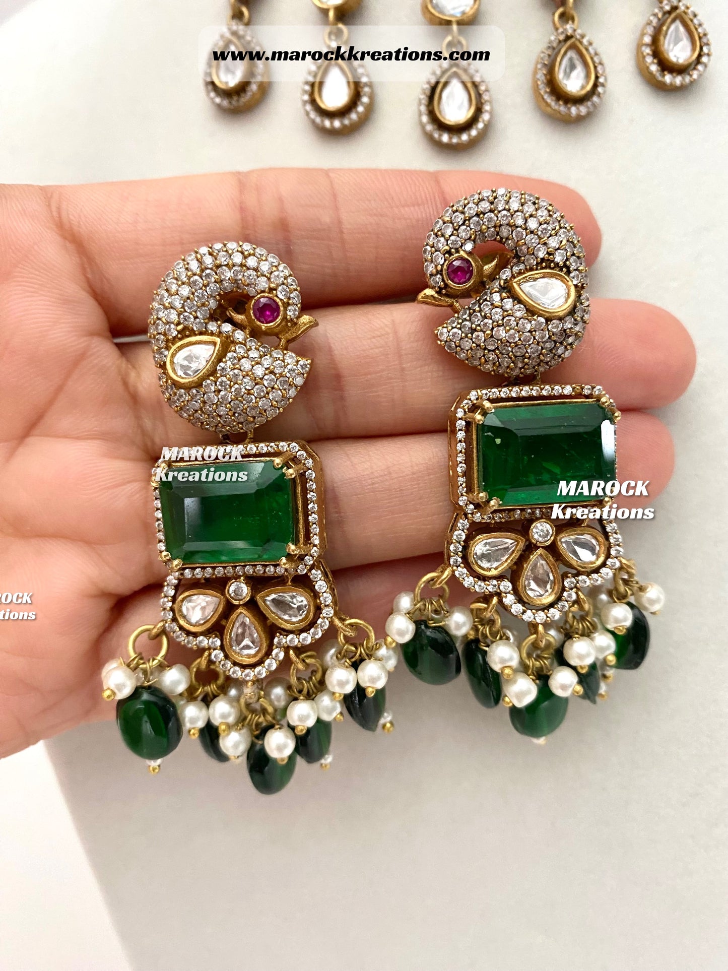 Premium Quality Tyani inspired Kundan gold plated statement choker set
