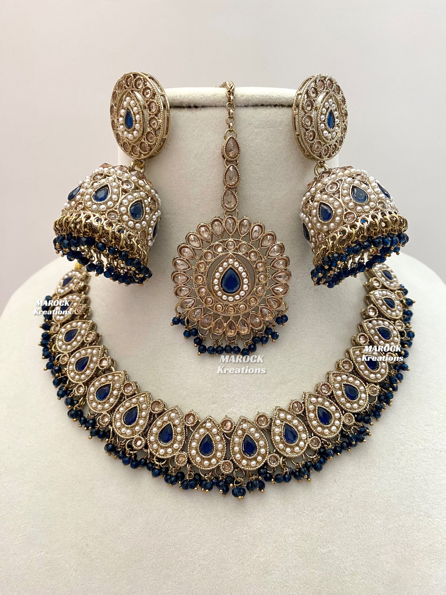 Tina Antique Polki Necklace set