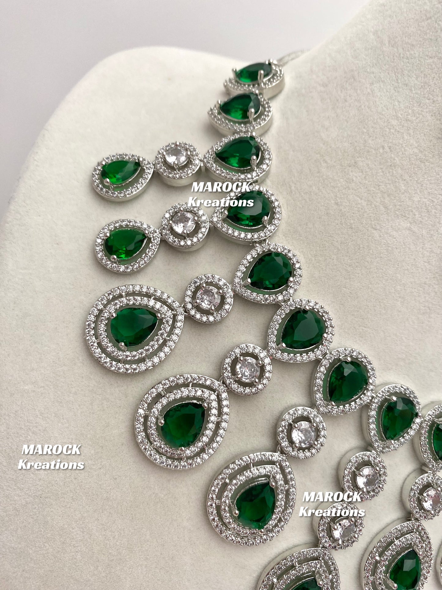 Soha American Diamond Necklace set