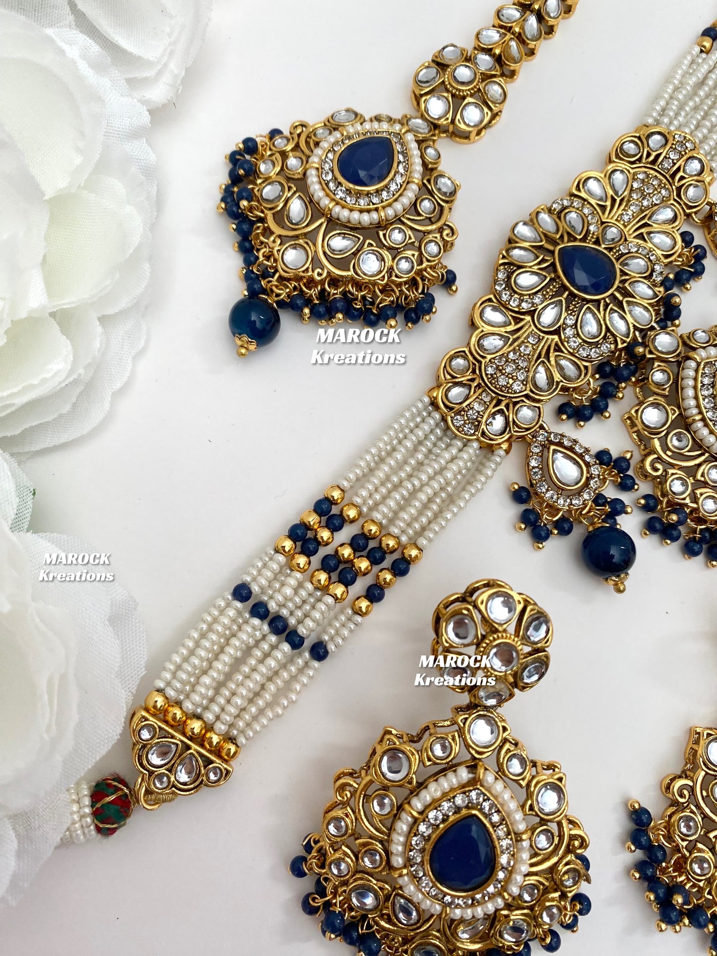 Mahima Premium Quality Kundan Choker set