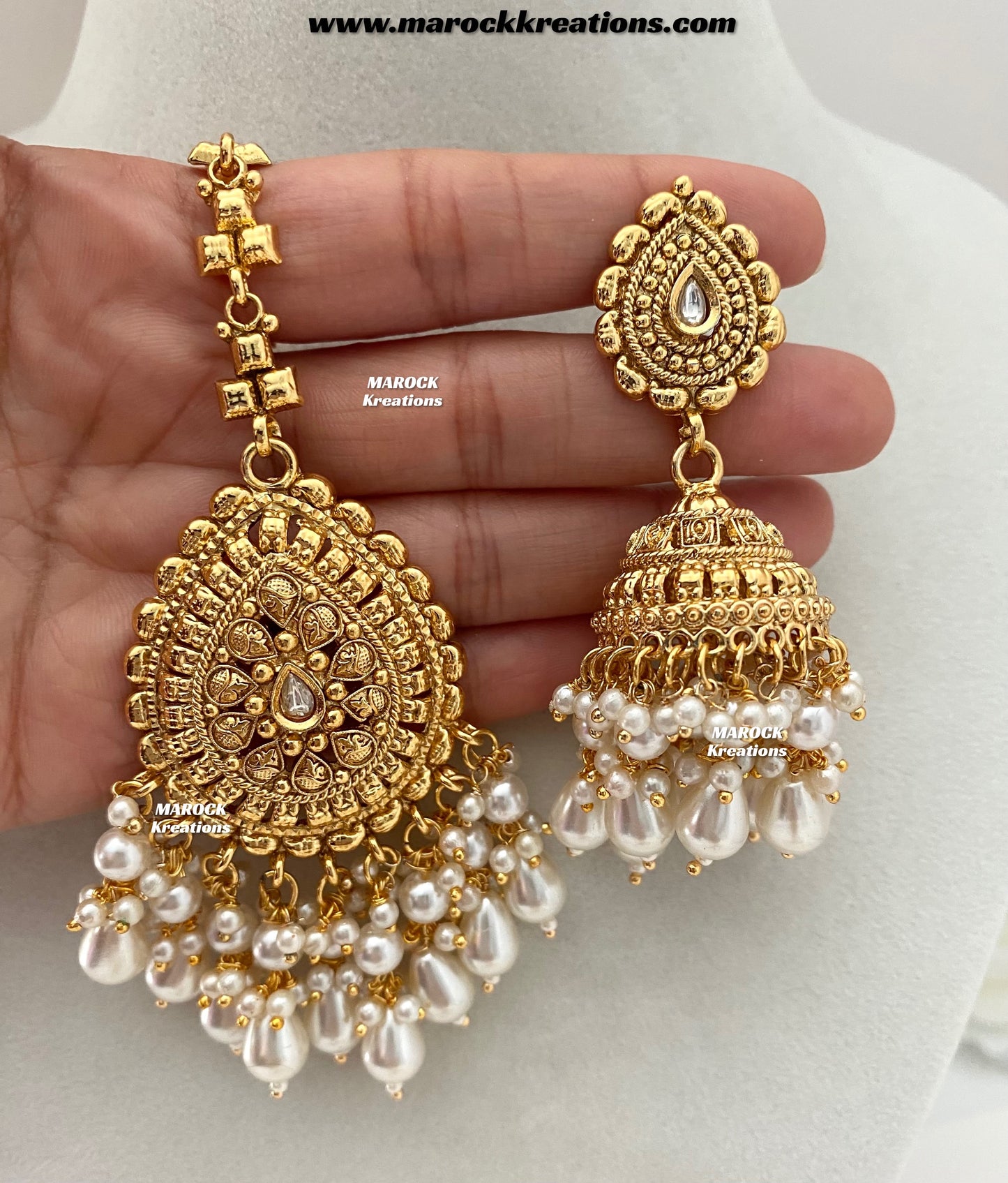 Asna Premium Quality Gold Plated statement choker set