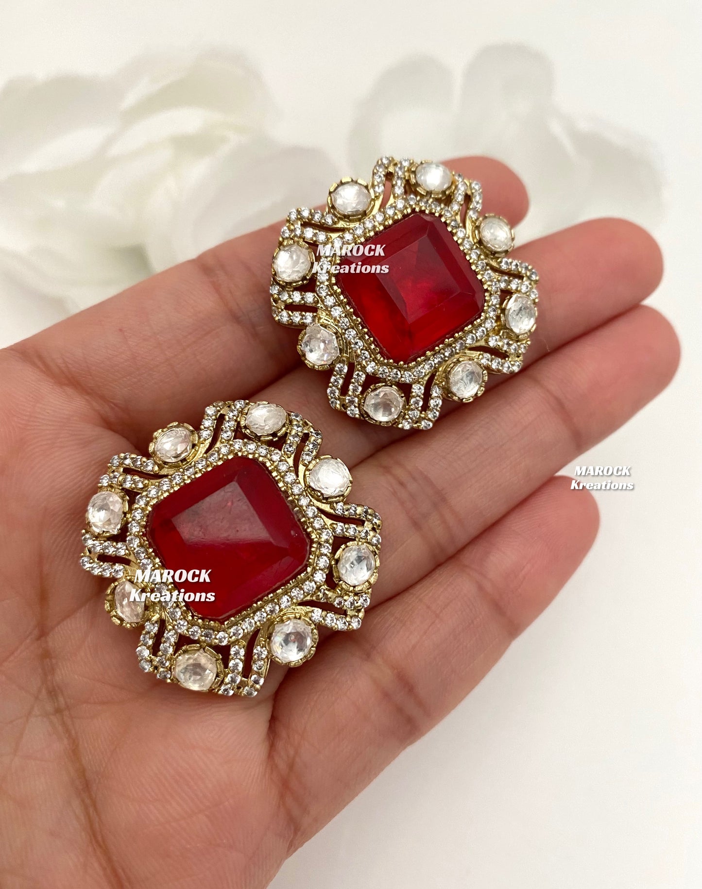 Paloma Sabyasachi inspired Premium Quality Moissanite Kundan and American Diamond choker set