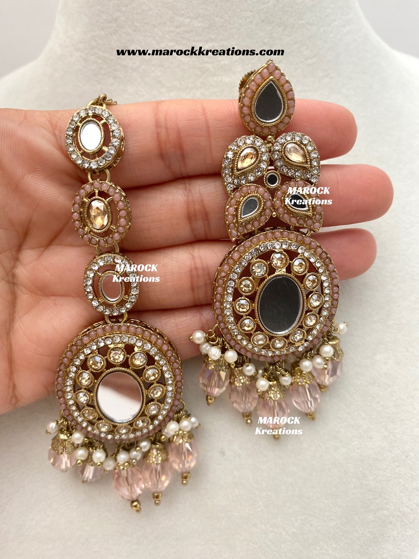 Resmin Premium Quality Mirror Choker set