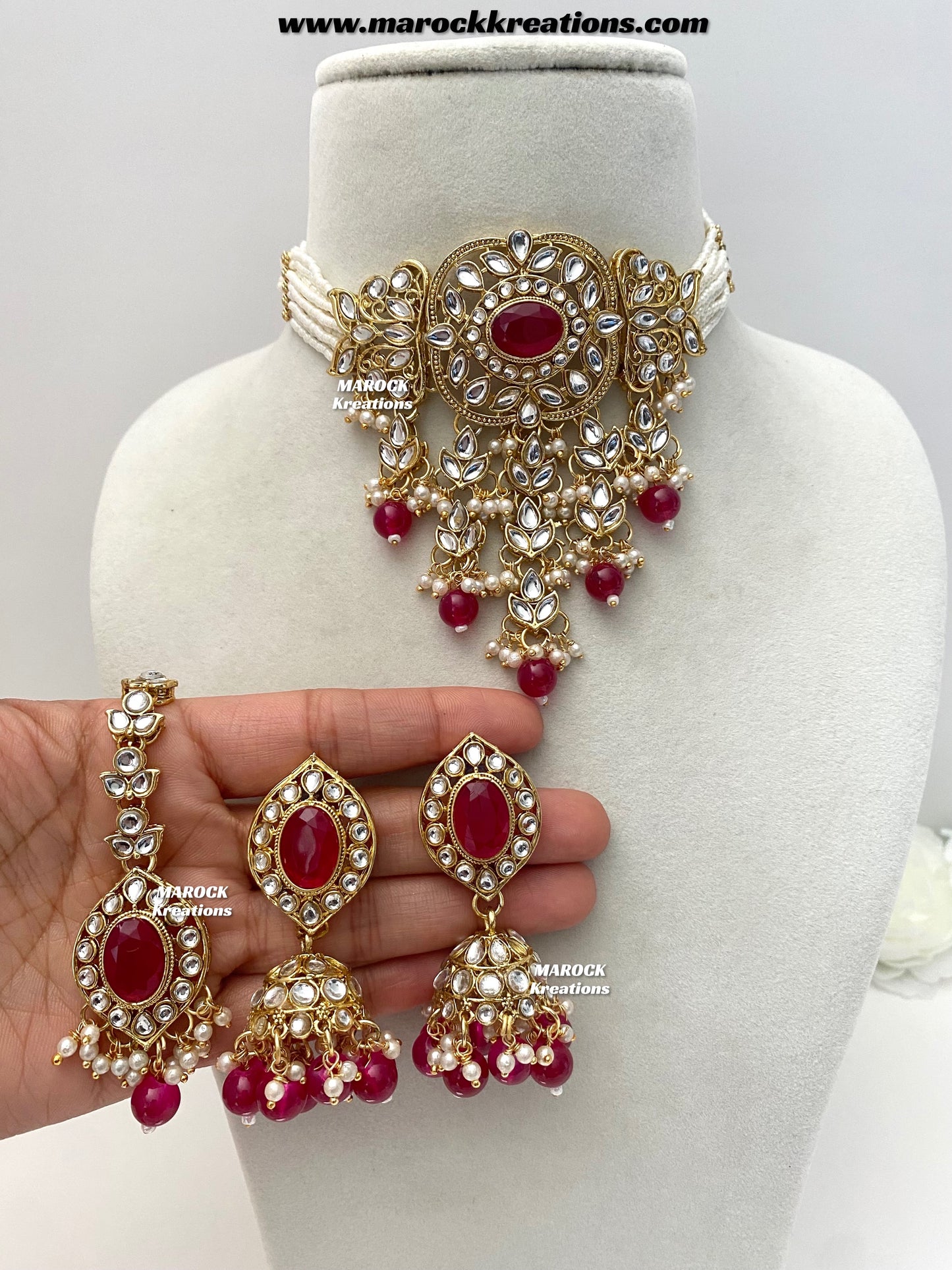 Yasreen Kundan Choker set