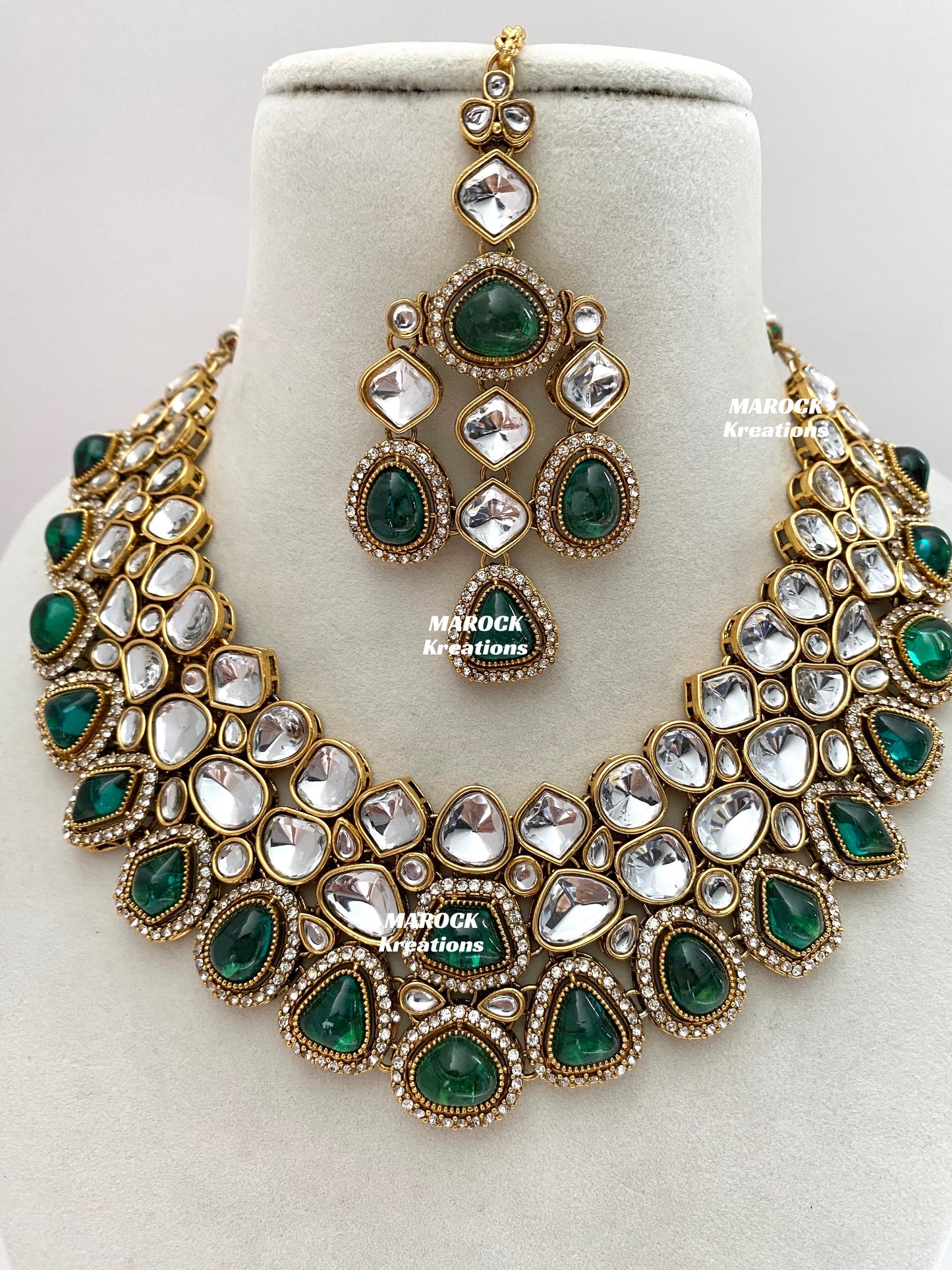 Patriza Sabyasachi inspired Premium Quality Kundan Statement Necklace set