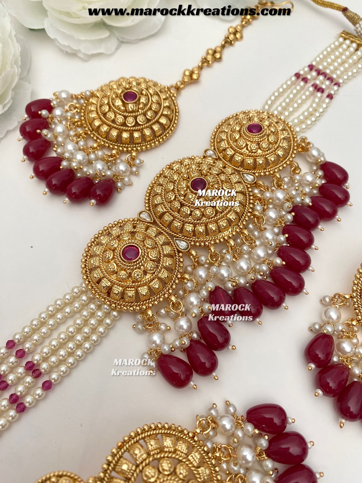 Anuja Premium Quality Gold Plated statement choker set