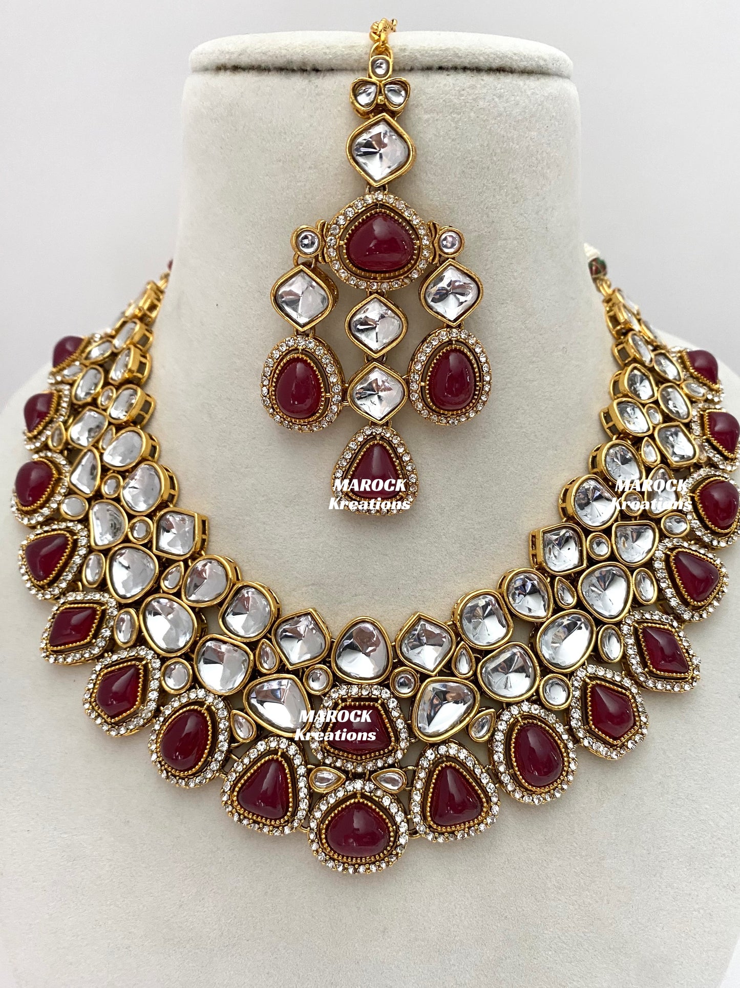 Patriza Sabyasachi inspired Premium Quality Kundan Statement Necklace set