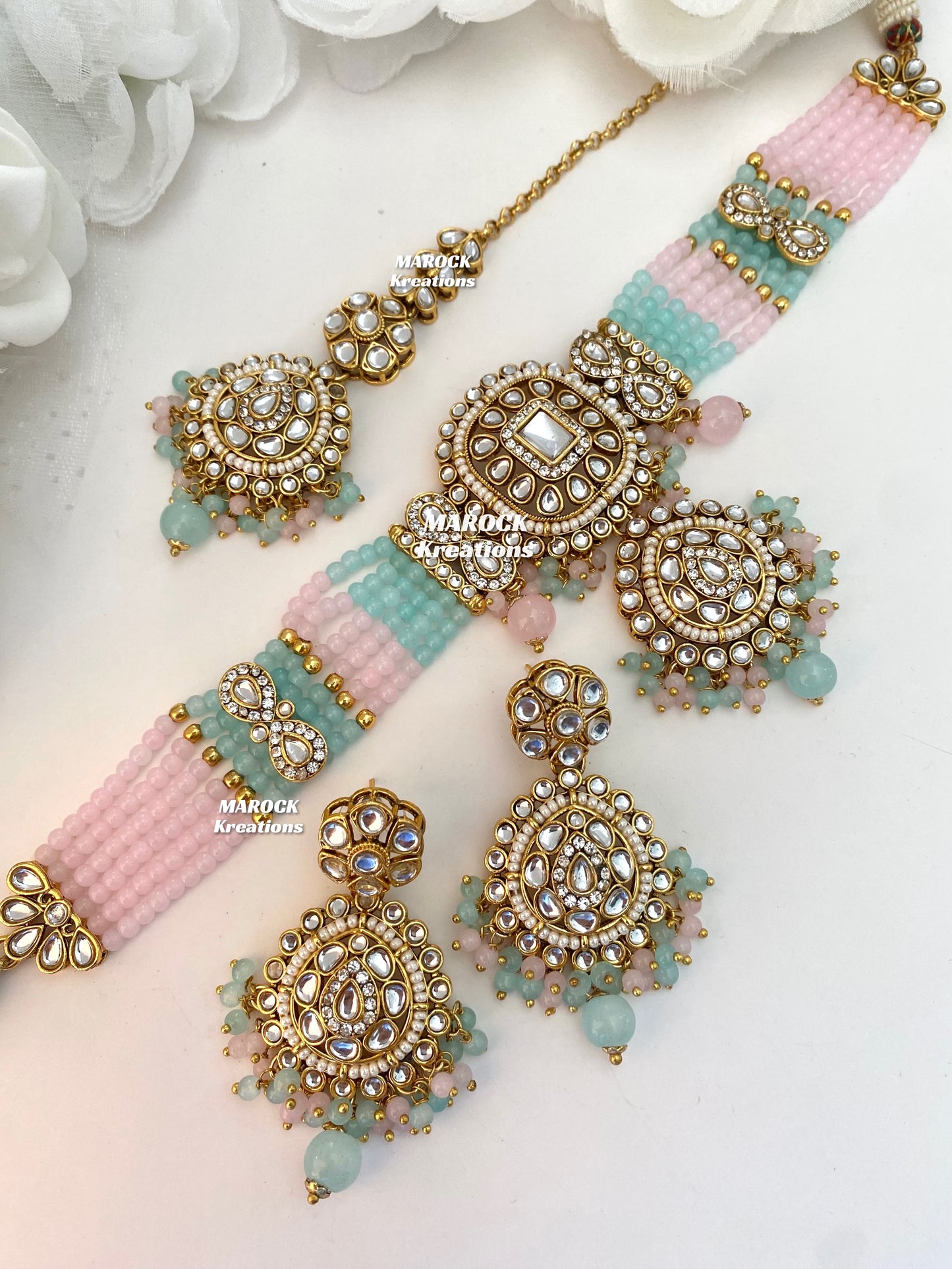 Simona Premium Quality Kundan Choker set