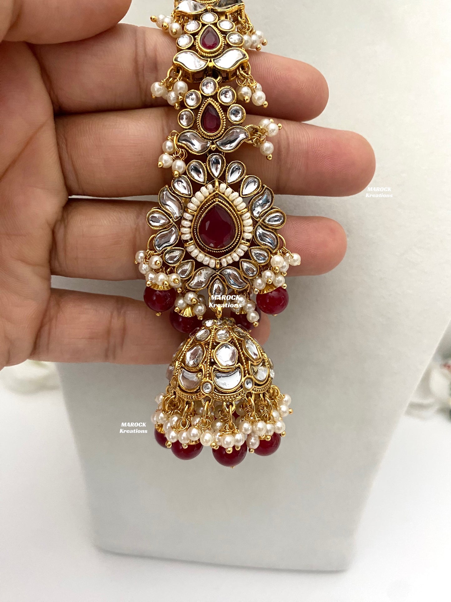 Bhavika Premium Quality Kundan choker/Necklace set