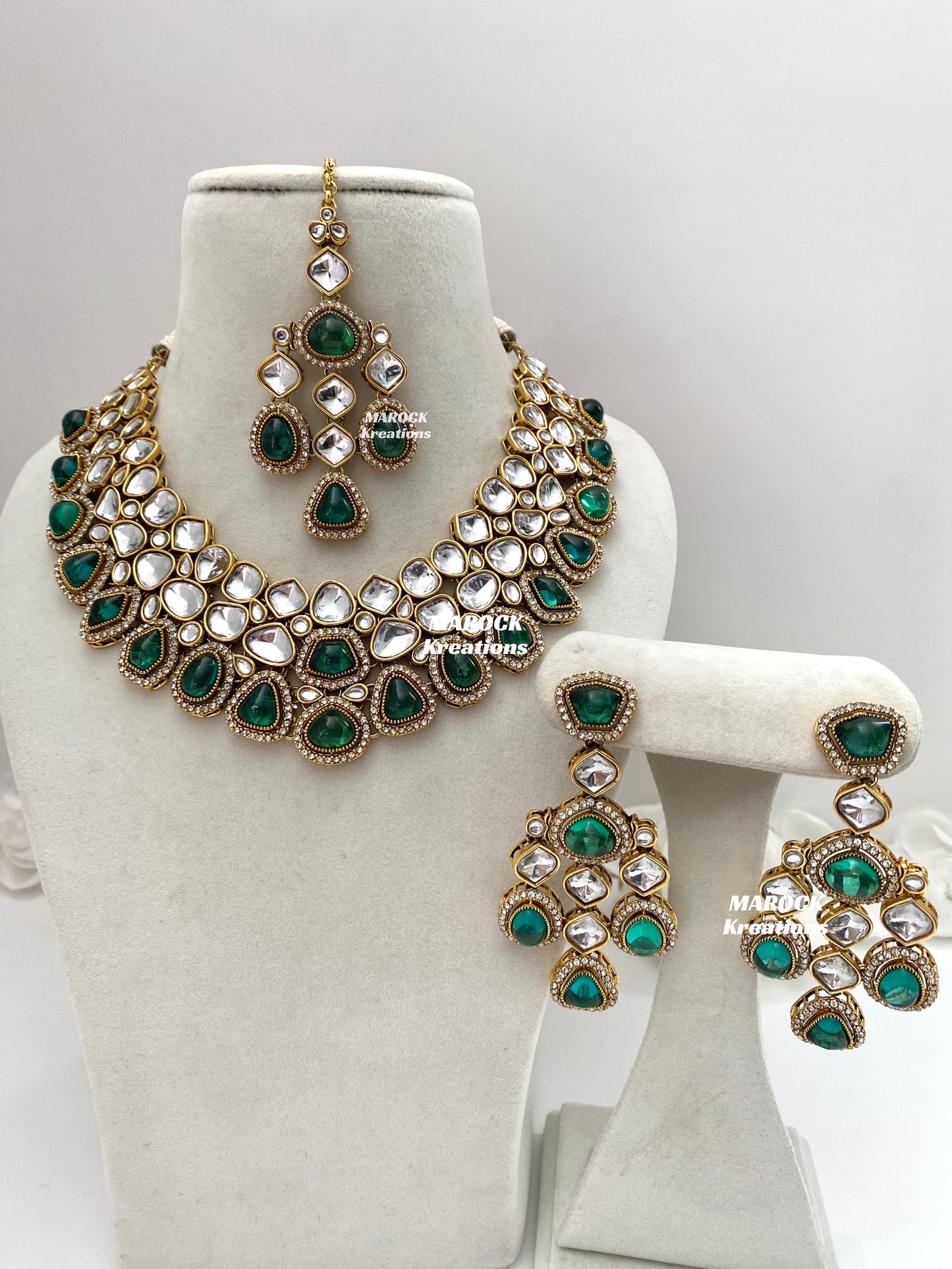 Patriza Sabyasachi inspired Premium Quality Kundan Statement Necklace set