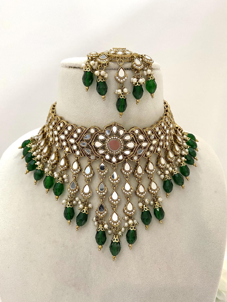Neera Mirror Choker set