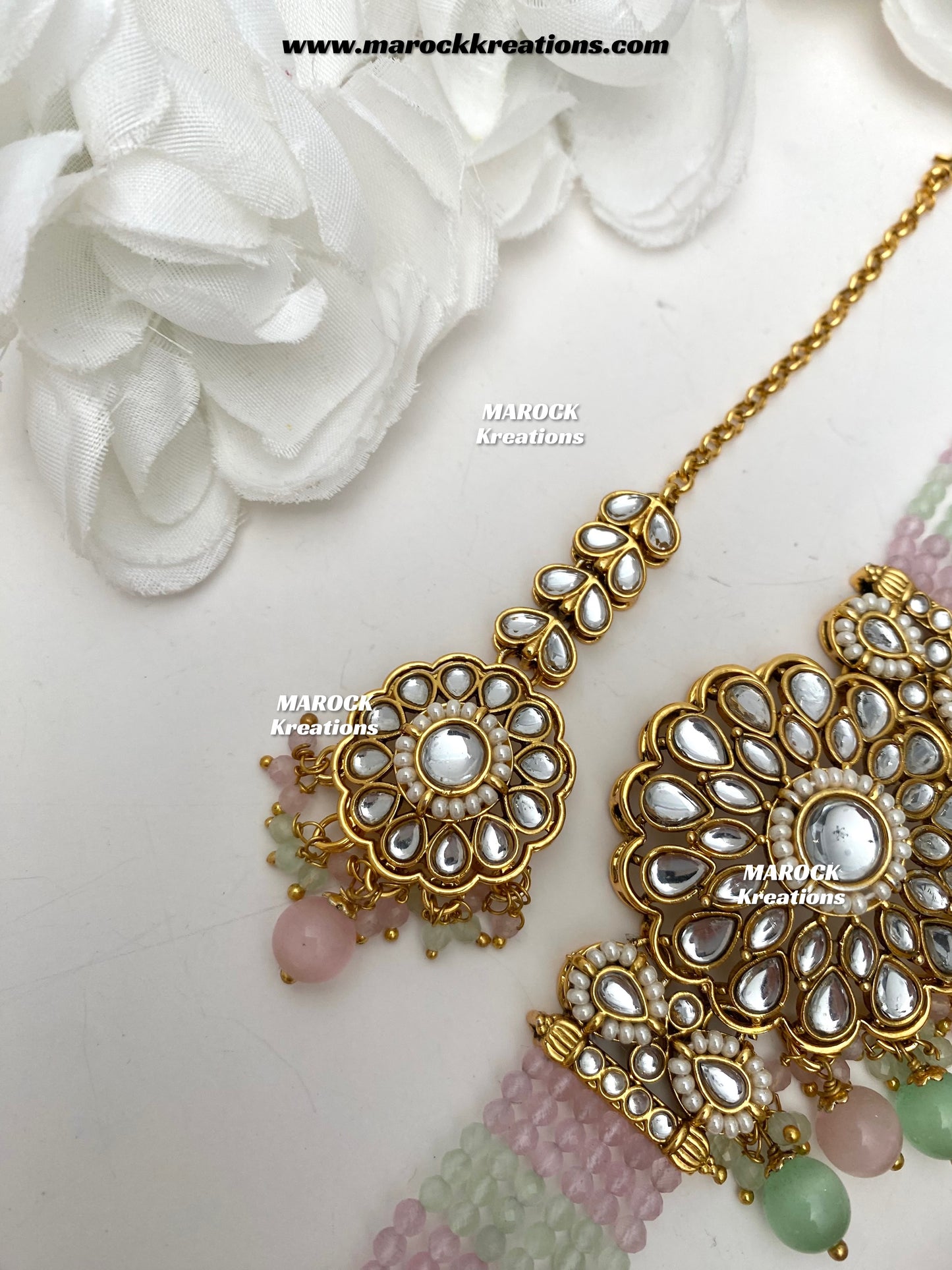 Ginni Premium Quality Kundan choker set