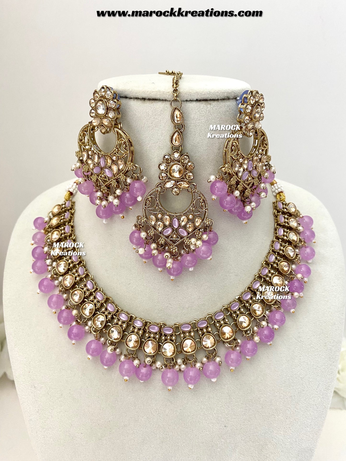 Shefa Polki Necklace set