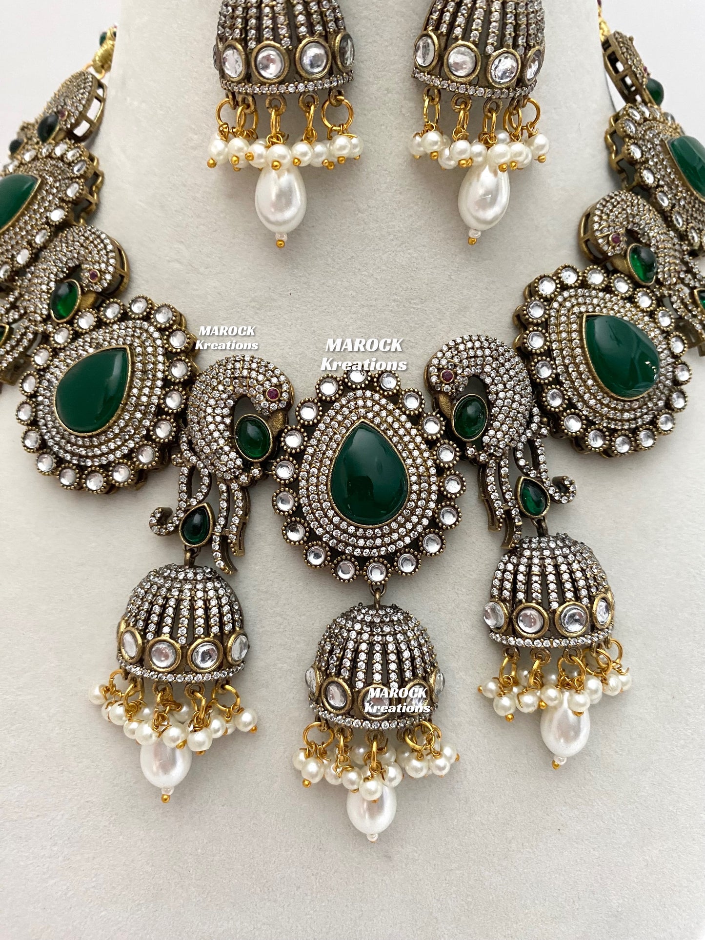 Stella Sabyasachi inspired Premium Quality Victorian Kundan Statement Necklace set