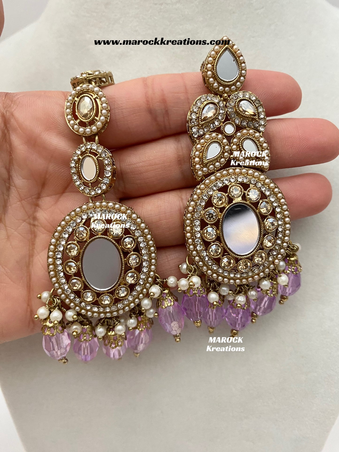 Resmin Premium Quality Mirror Choker set