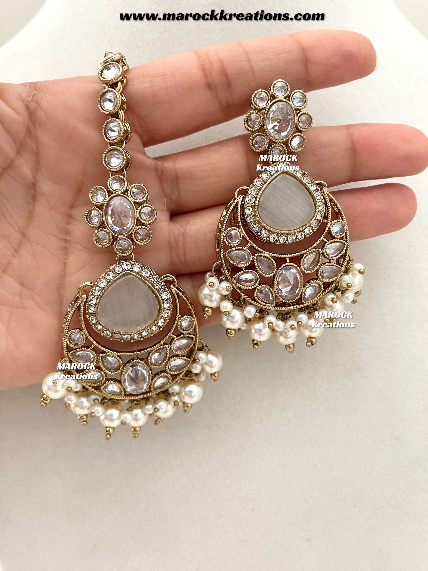 Kinjal Premium Quality Polki and Monalisa Statement Choker set