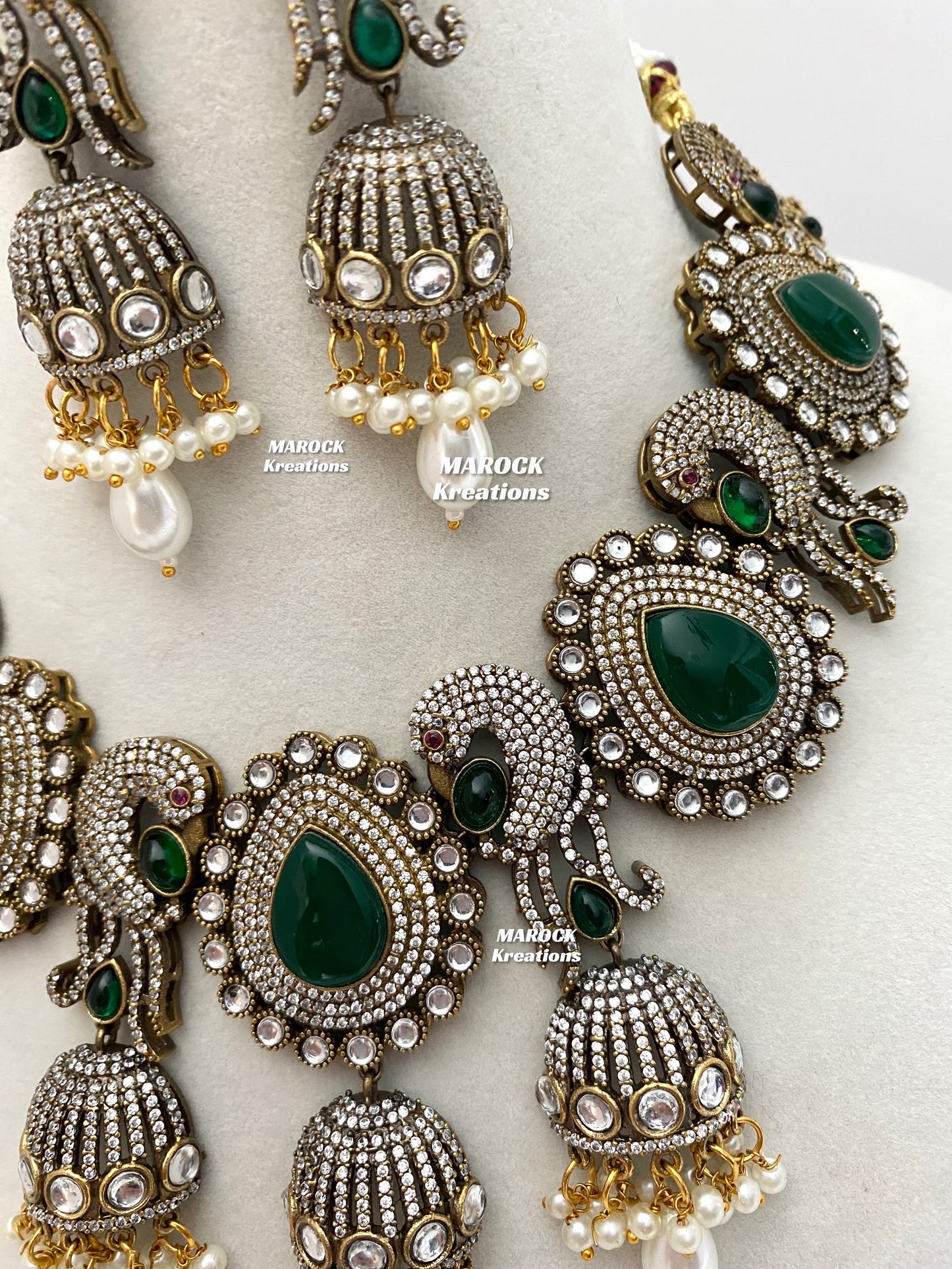 Stella Sabyasachi inspired Premium Quality Victorian Kundan Statement Necklace set