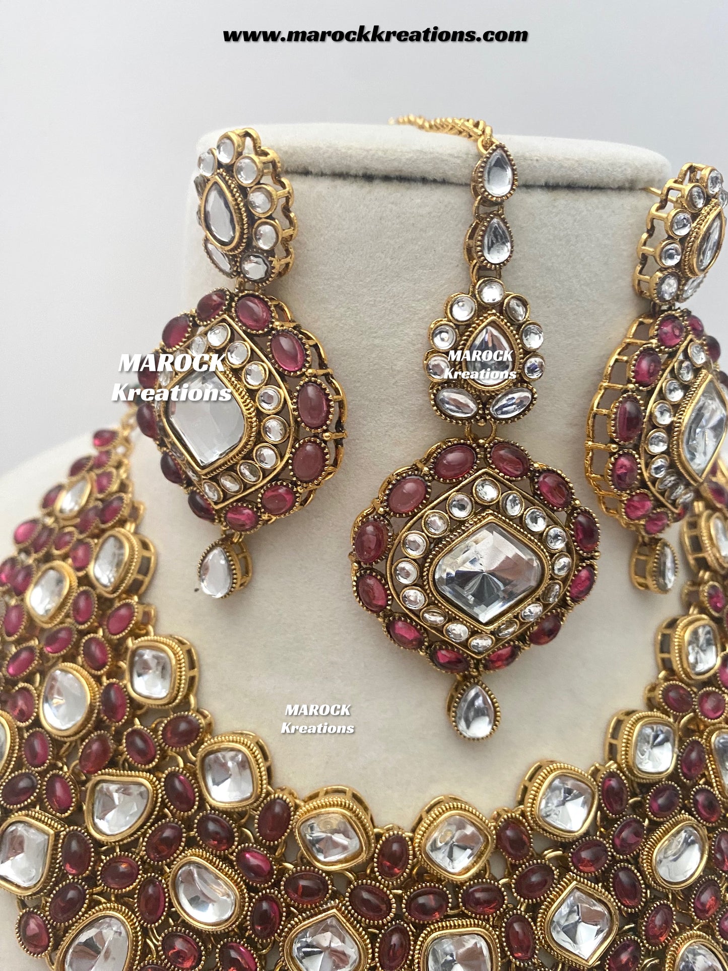 Roksana Sabyasachi inspired Premium Quality Kundan Statement Necklace set
