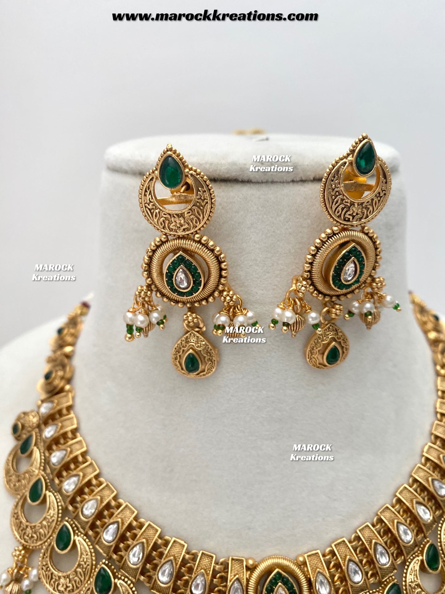 Swapna Gold Plated Necklace set