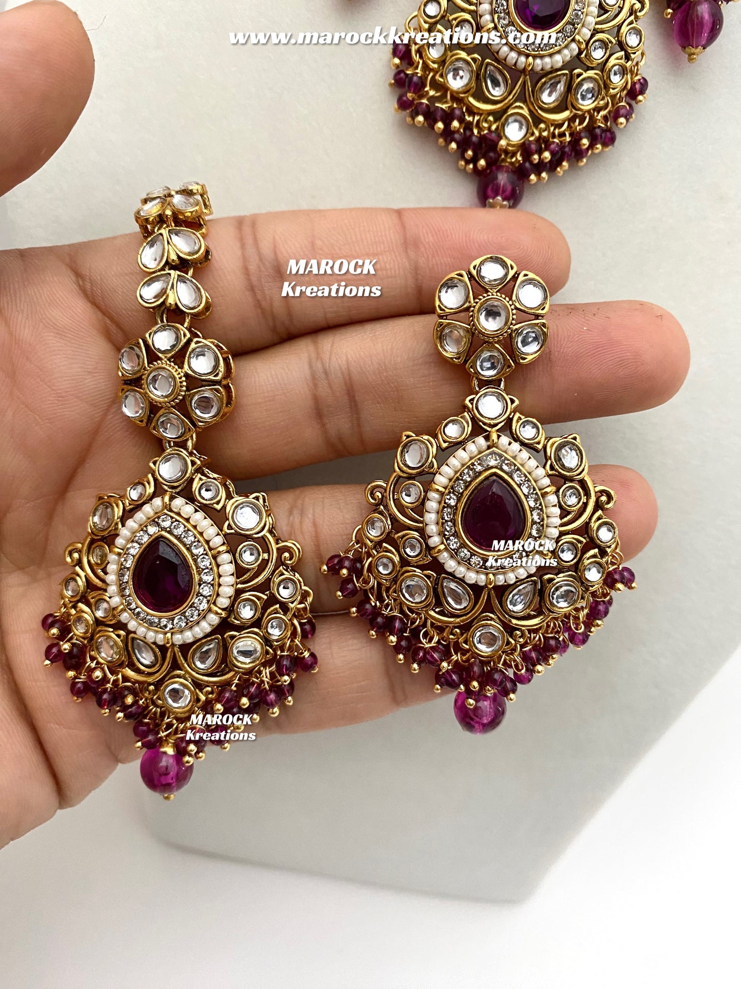 Mahima Premium Quality Kundan Choker set