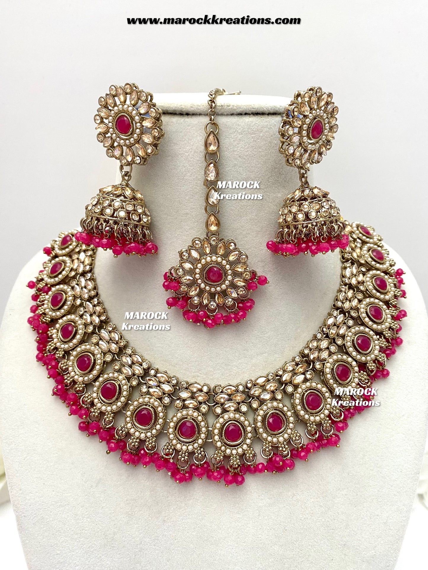 Sameera Polki Necklace set