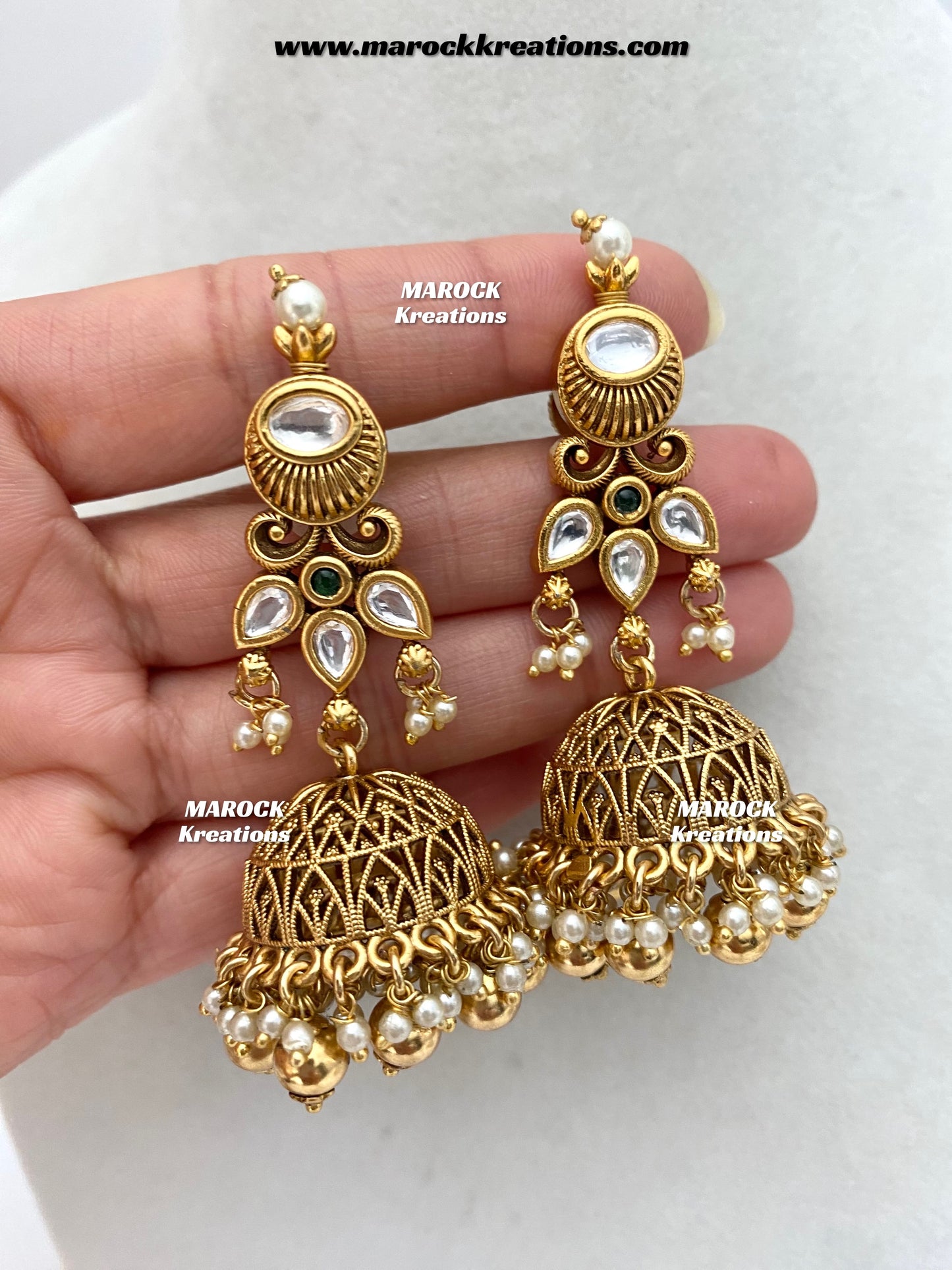 Lennon Premium Quality Gold plated Kundan exclusive Necklace set