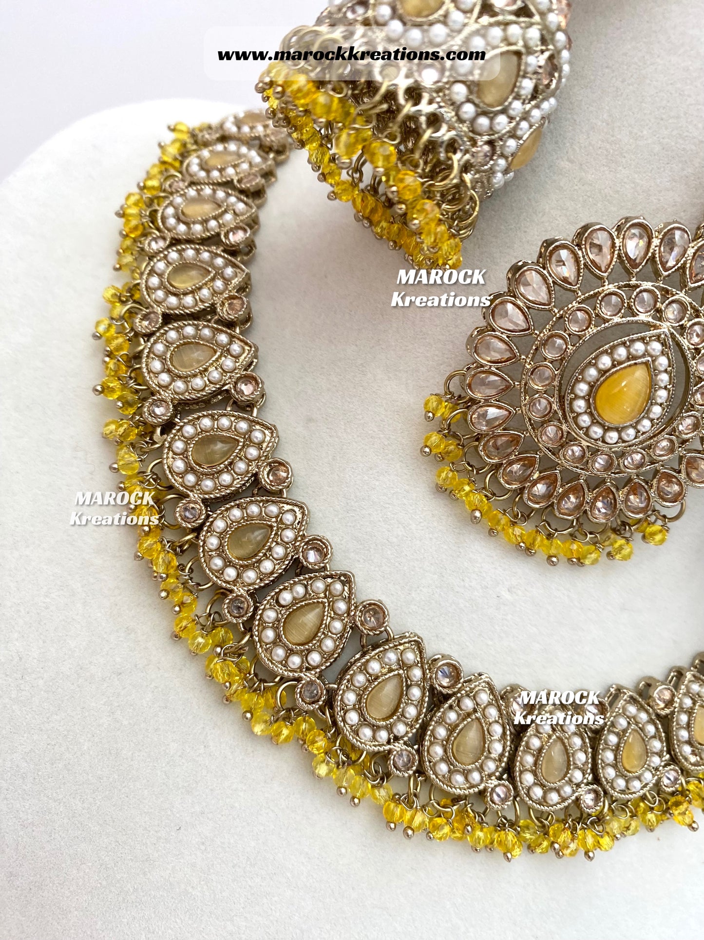Tina Antique Polki Necklace set