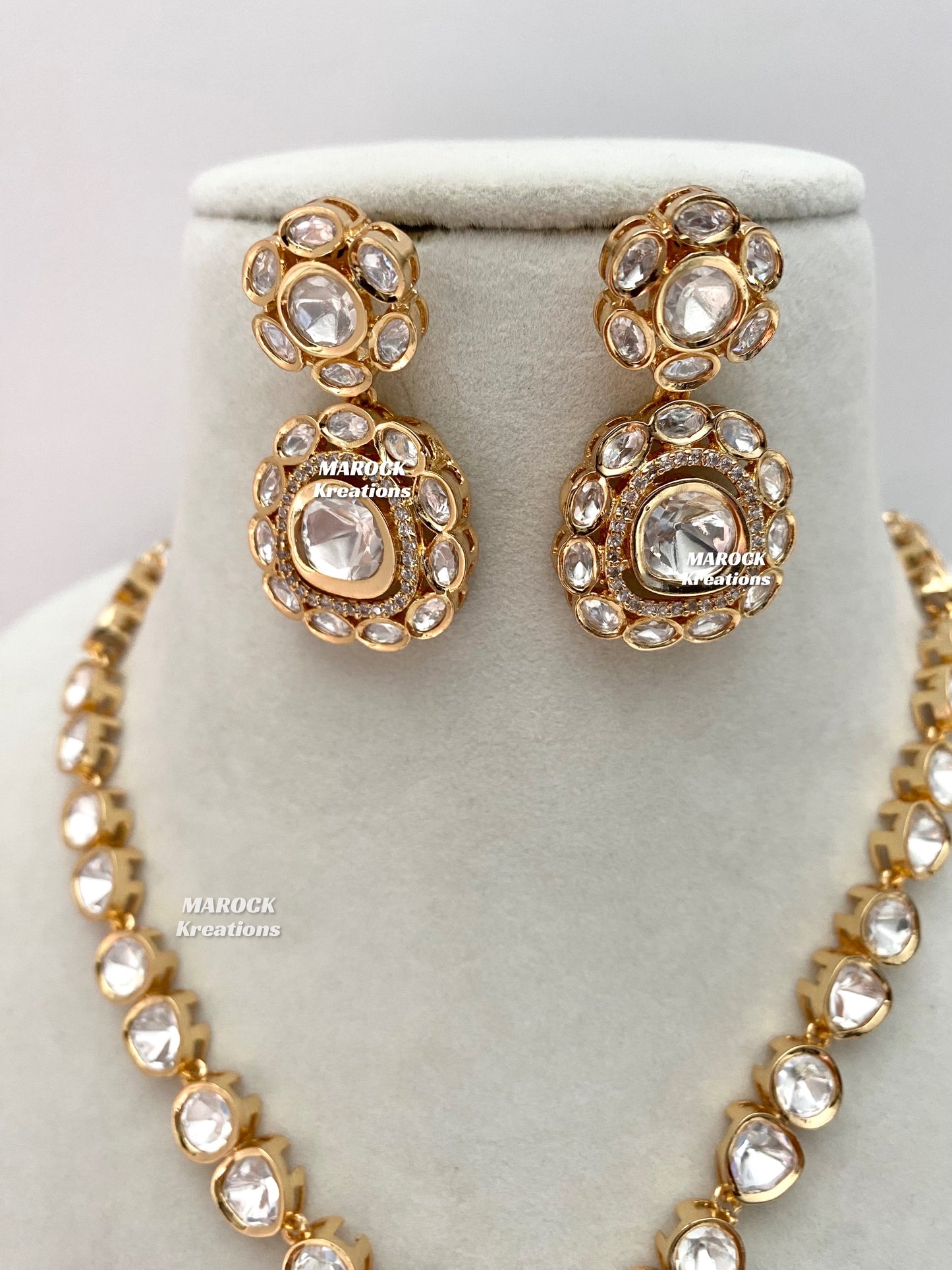 Abida Tyani inspired Premium Quality Kundan Necklace set