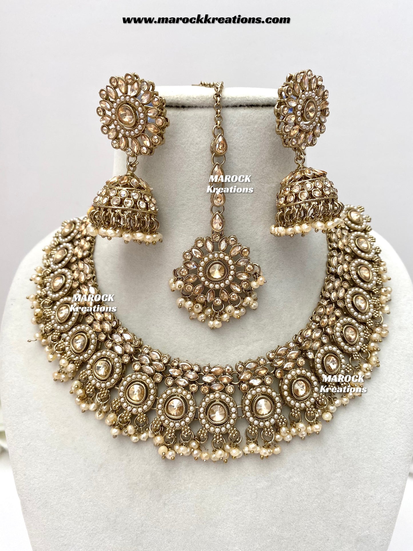 Sameera Polki Necklace set