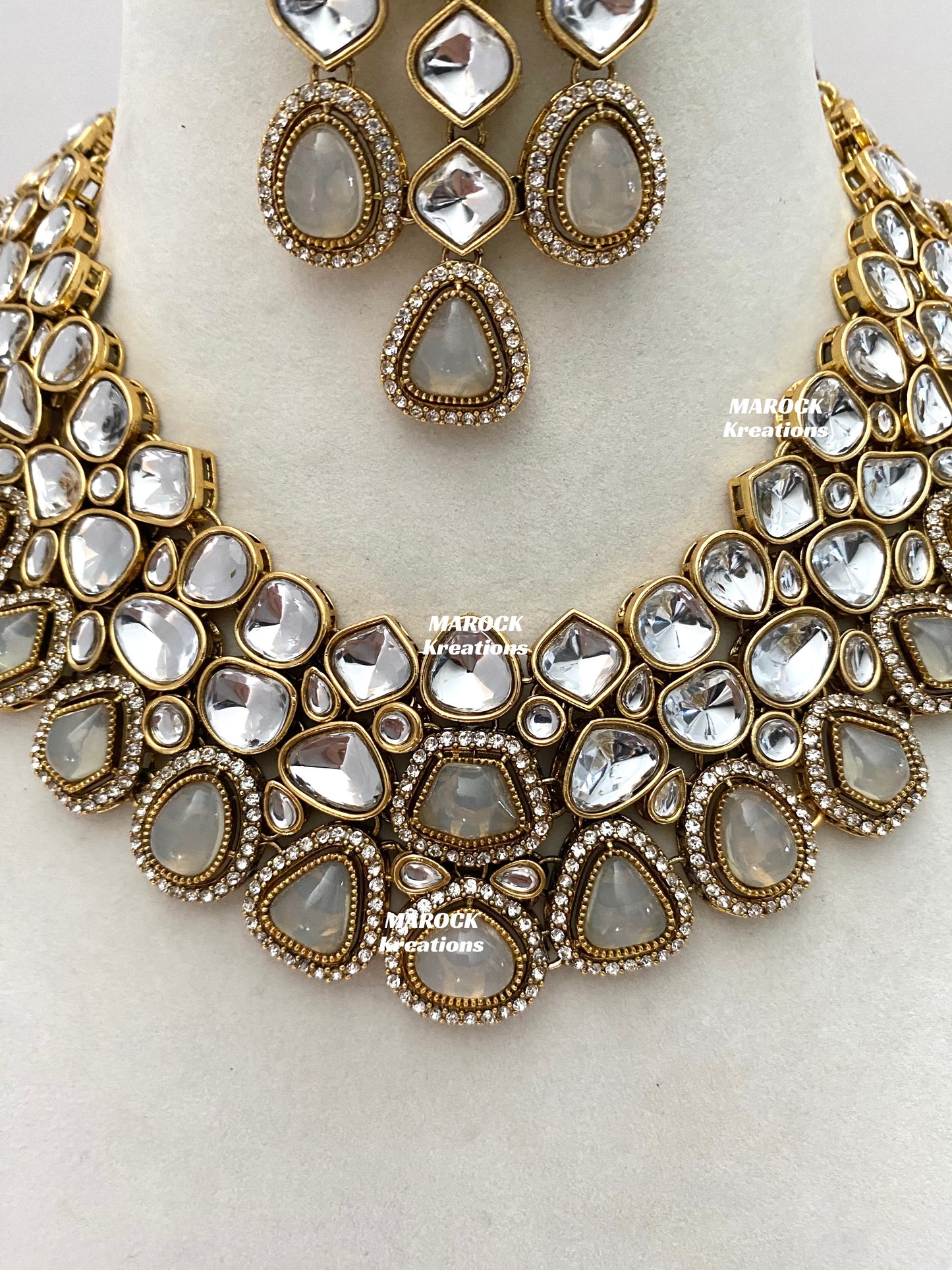 Patriza Sabyasachi inspired Premium Quality Kundan Statement Necklace set