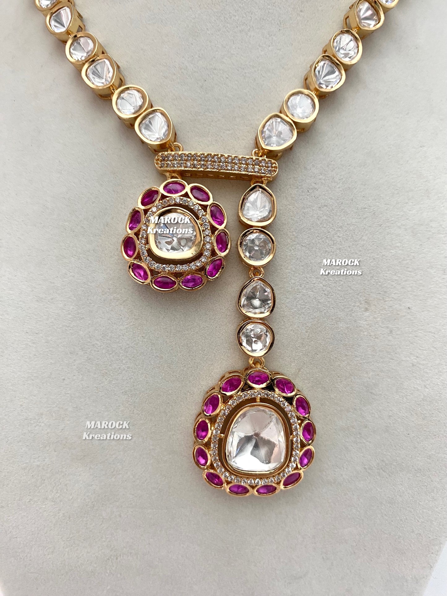 Abida Tyani inspired Premium Quality Kundan Necklace set