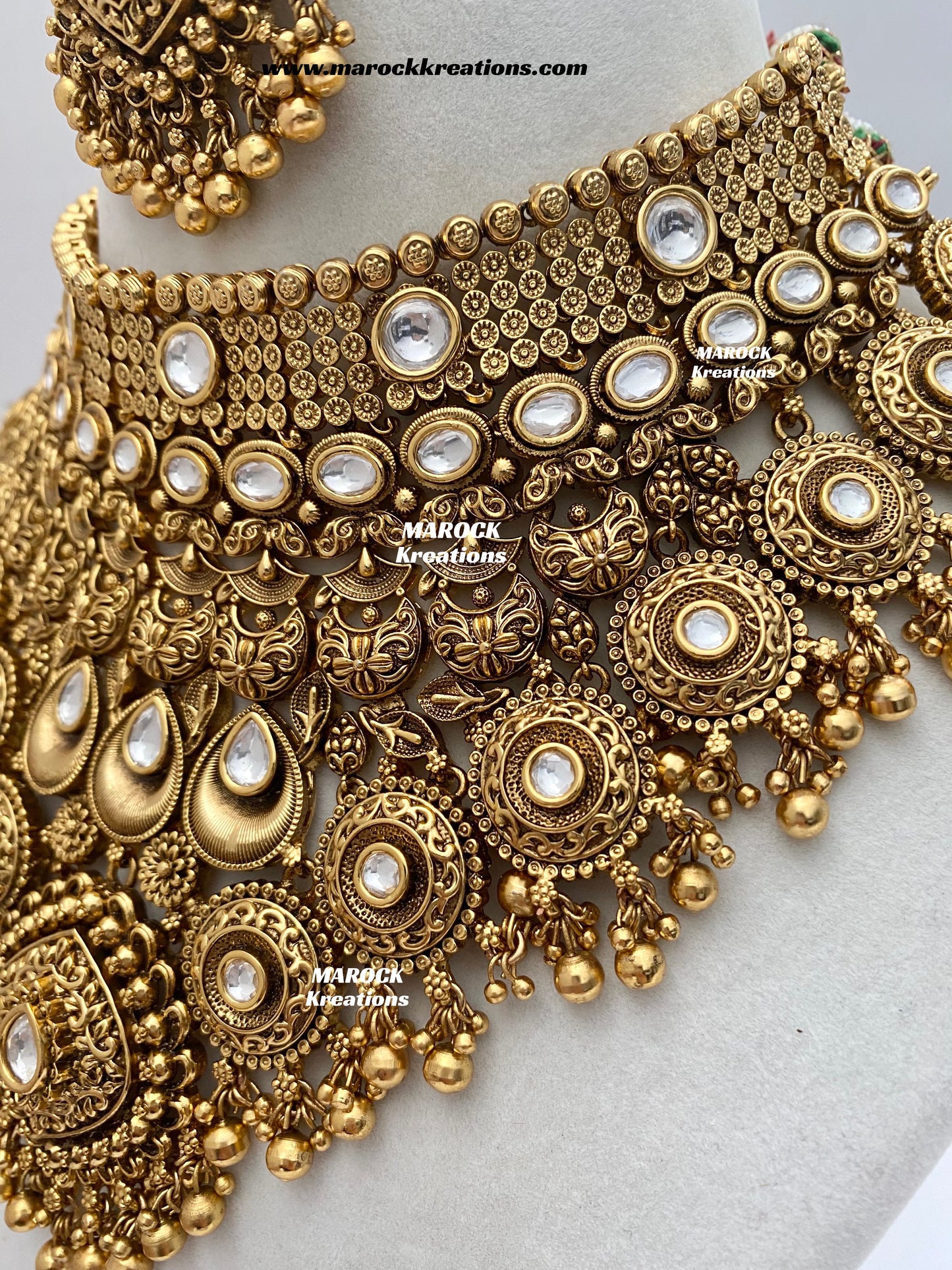 Manara Premium Quality Gold Plated Bridal set