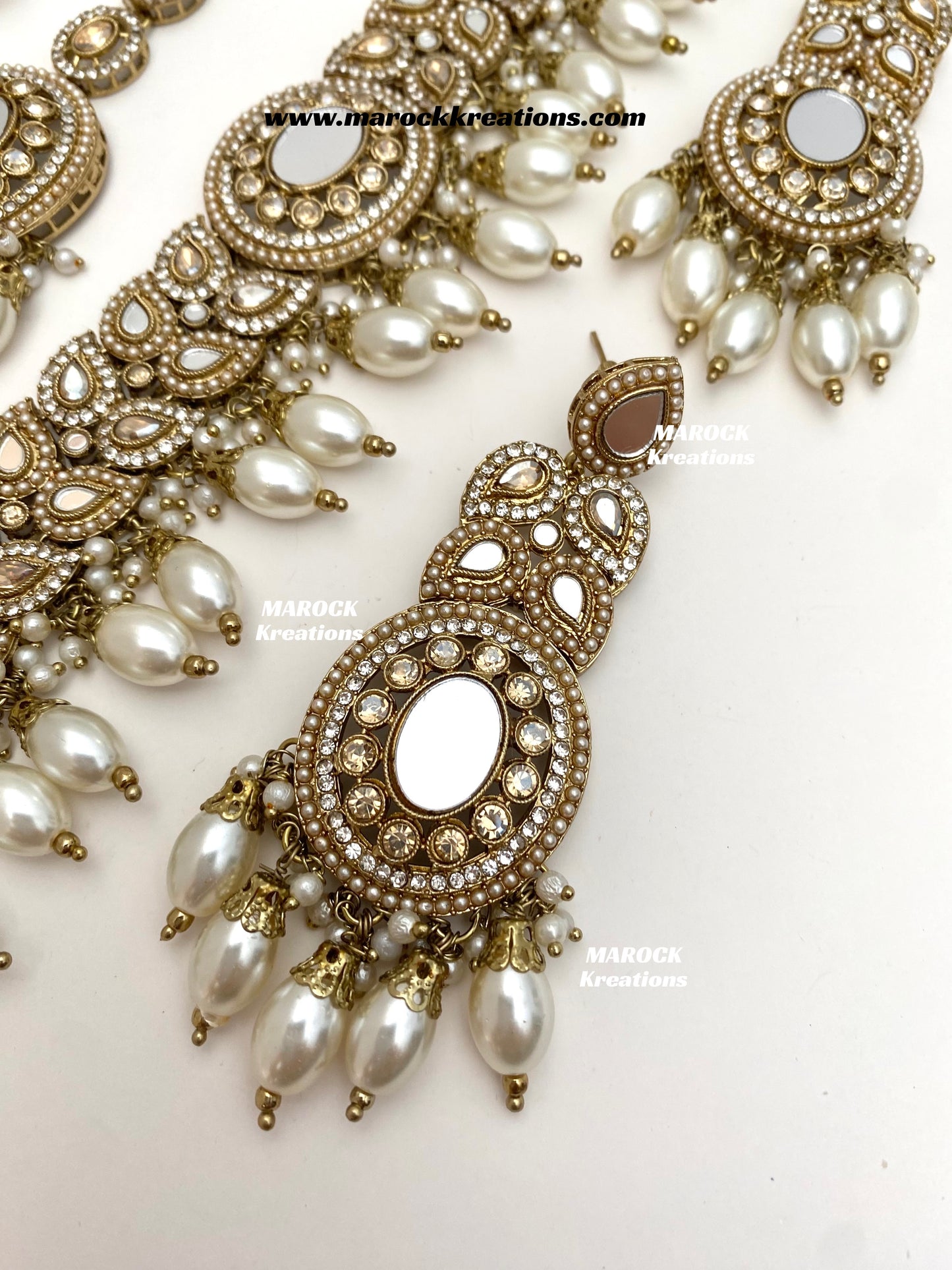 Resmin Premium Quality Mirror Choker set