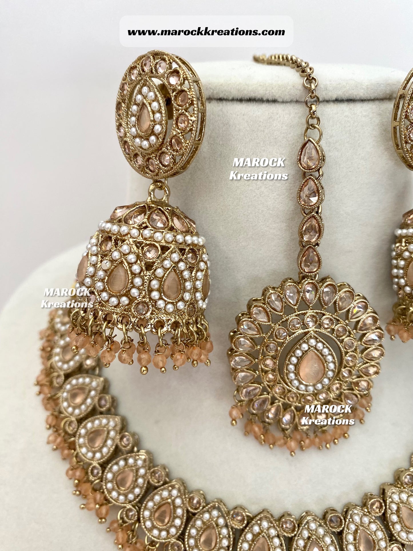 Tina Antique Polki Necklace set