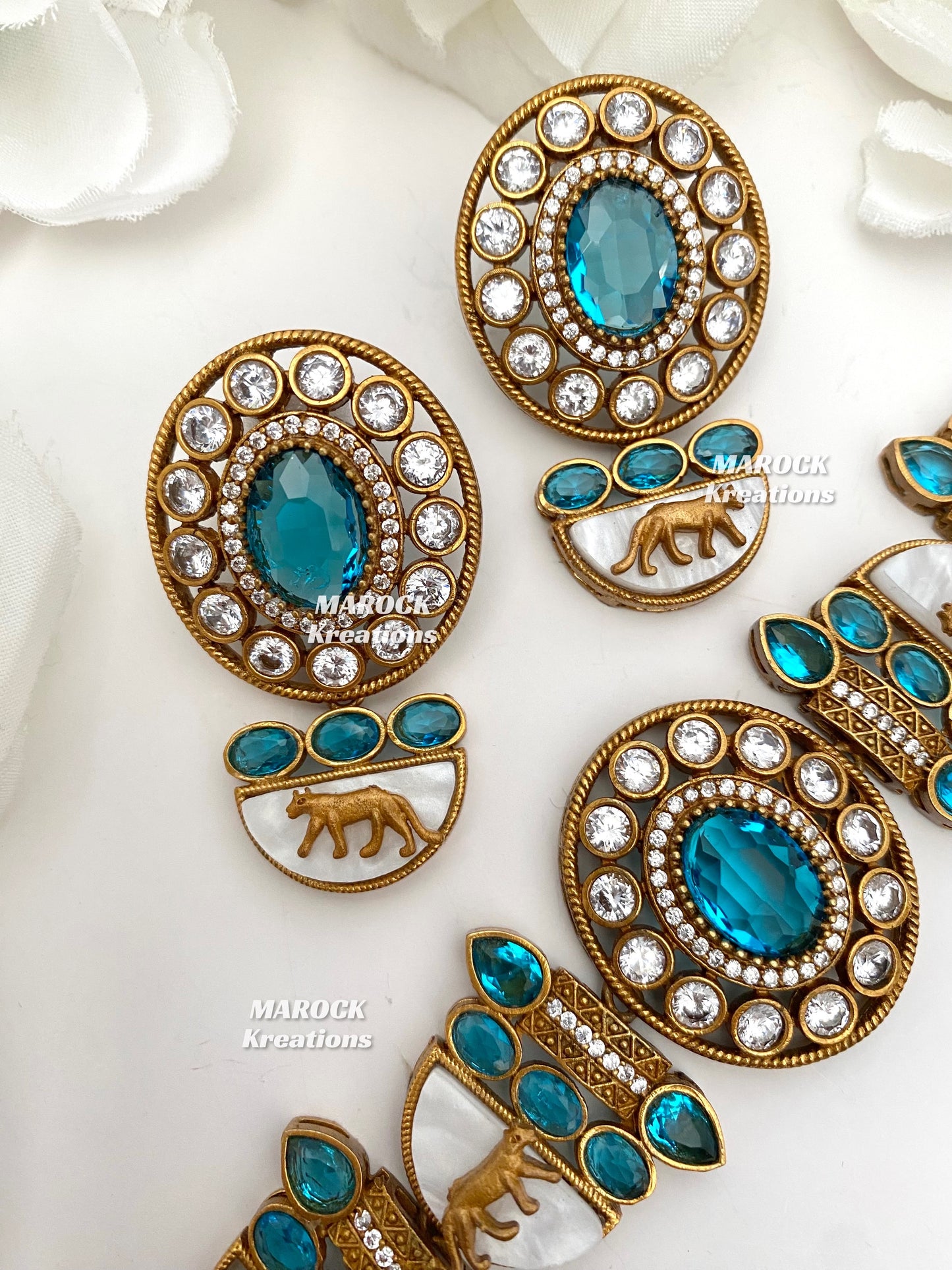 Marina Sabyasachi inspired Kundan Statement choker set