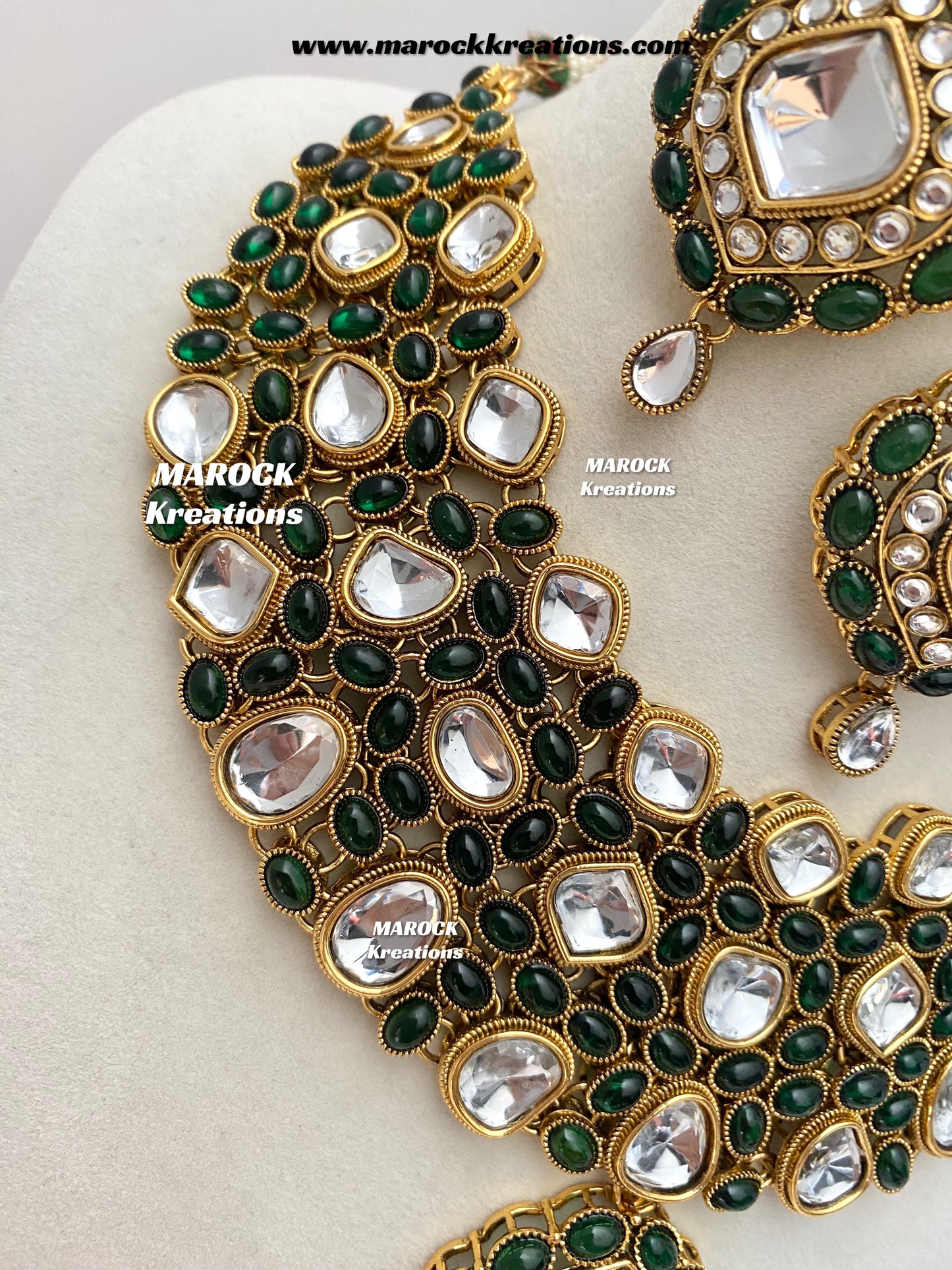 Roksana Sabyasachi inspired Premium Quality Kundan Statement Necklace set