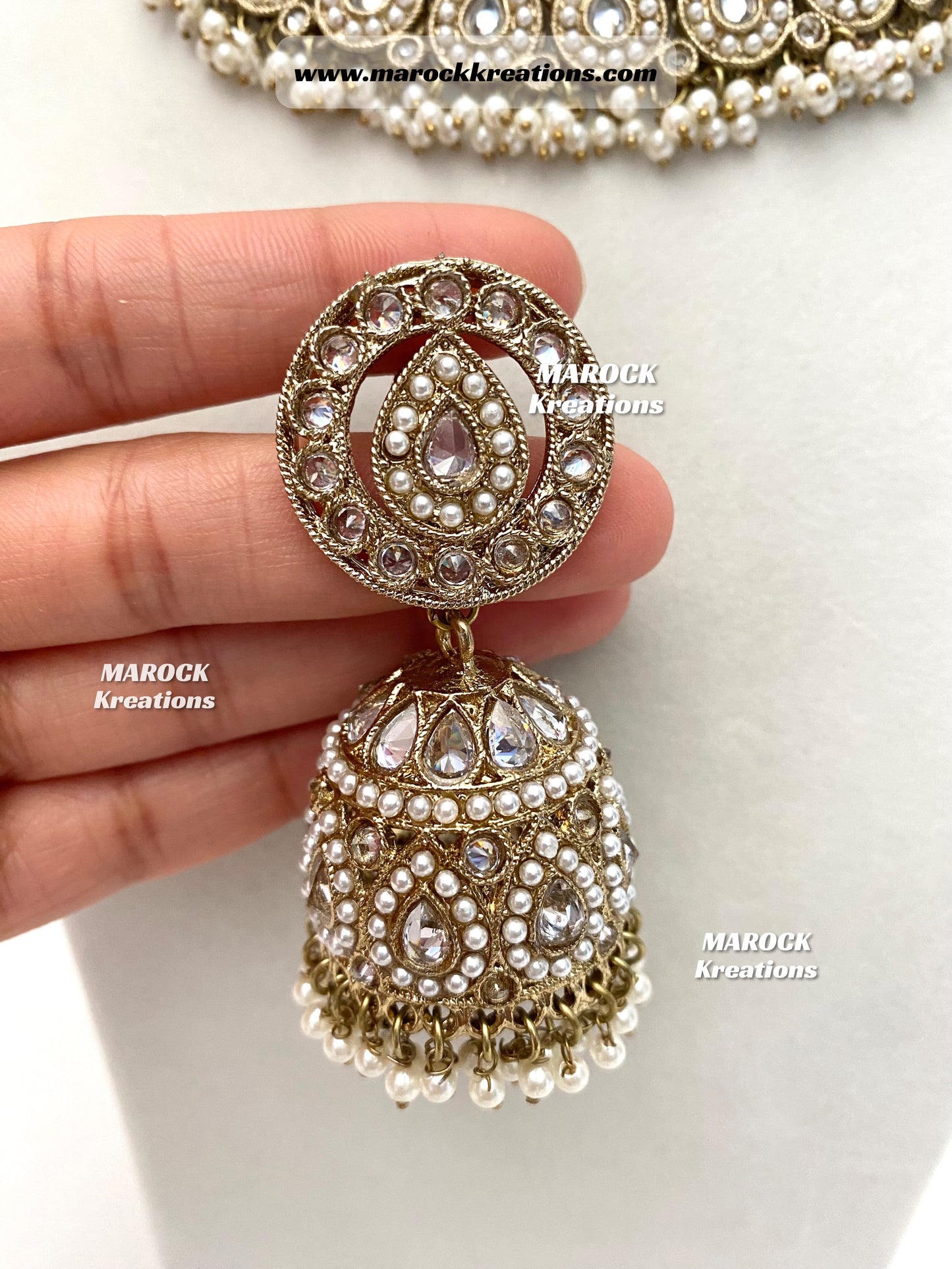 Tina Antique Polki Necklace set