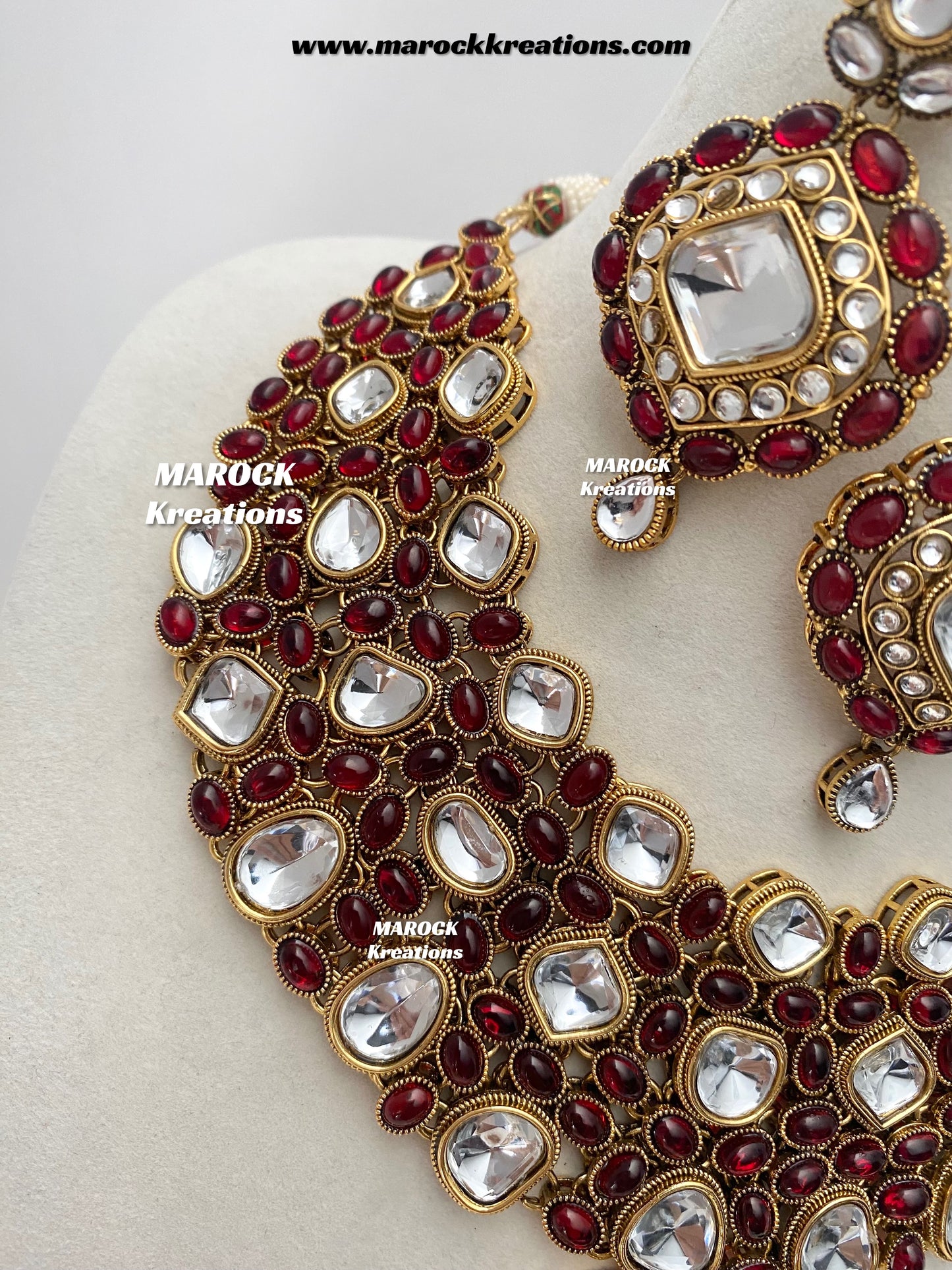 Roksana Sabyasachi inspired Premium Quality Kundan Statement Necklace set
