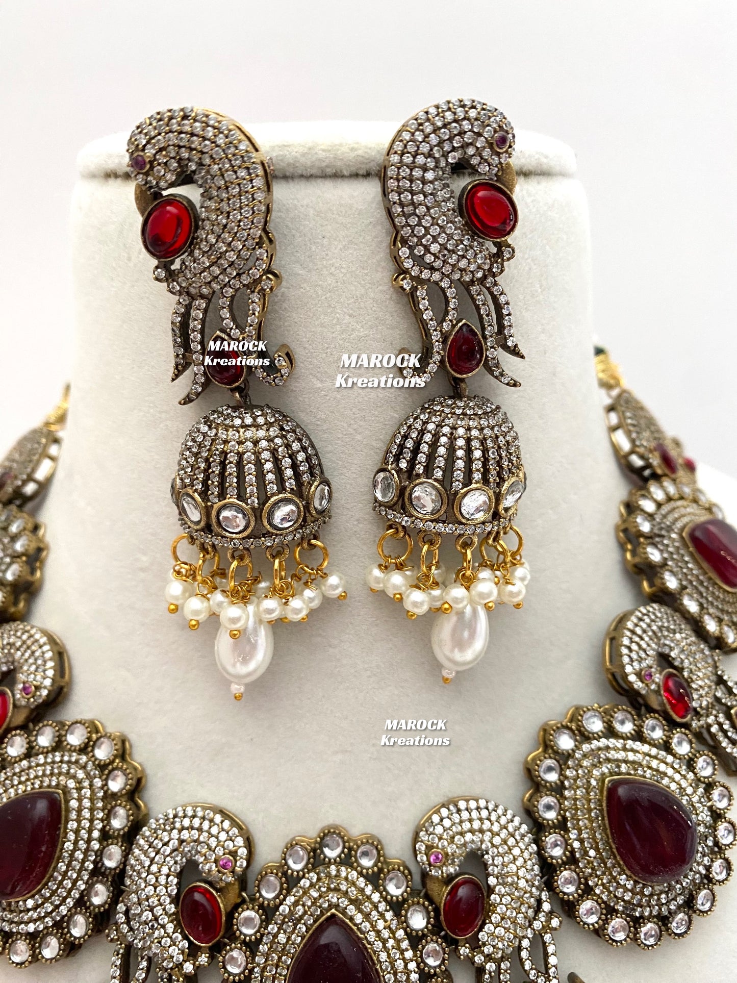 Stella Sabyasachi inspired Premium Quality Victorian Kundan Statement Necklace set