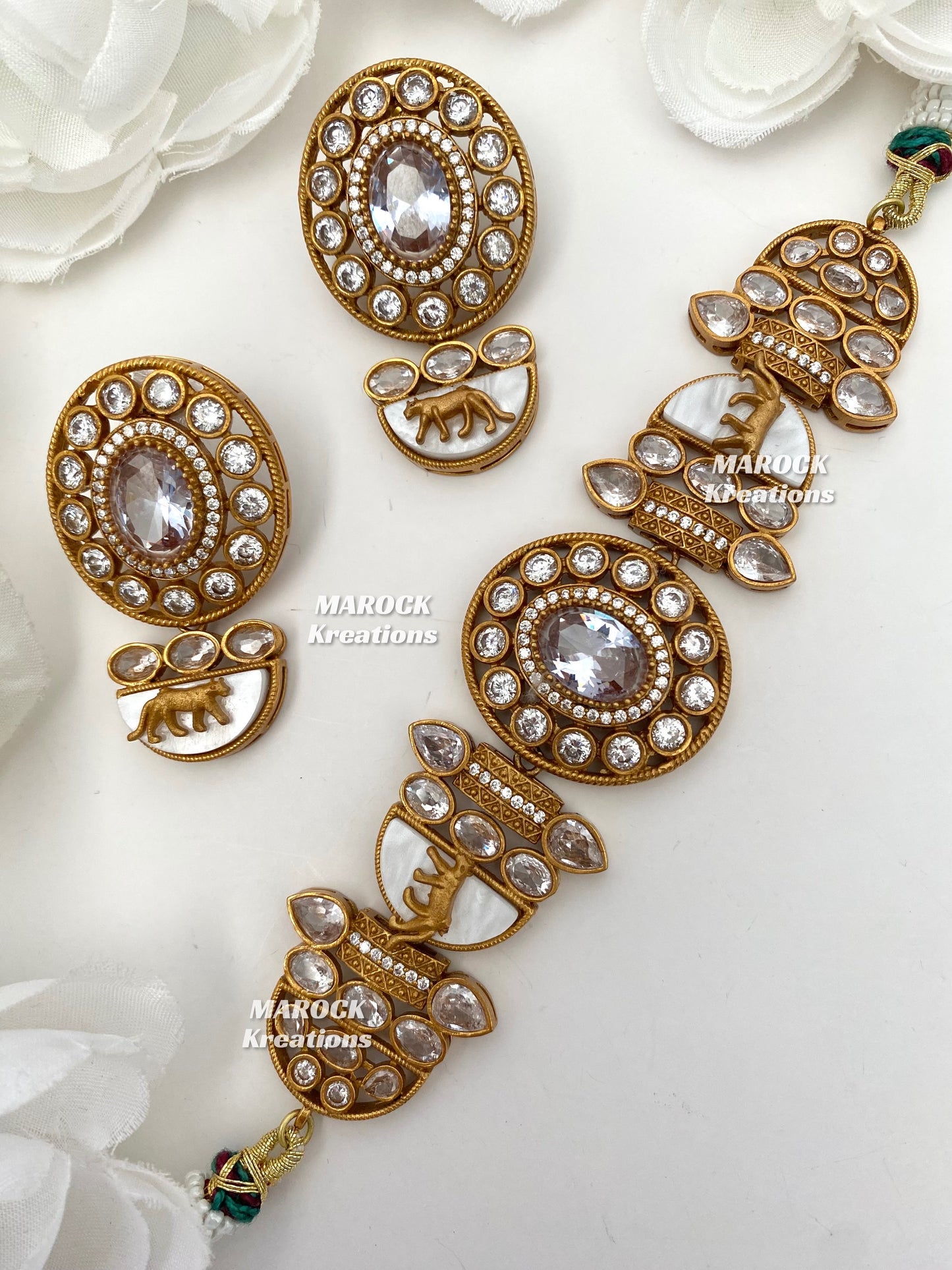 Marina Sabyasachi inspired Kundan Statement choker set
