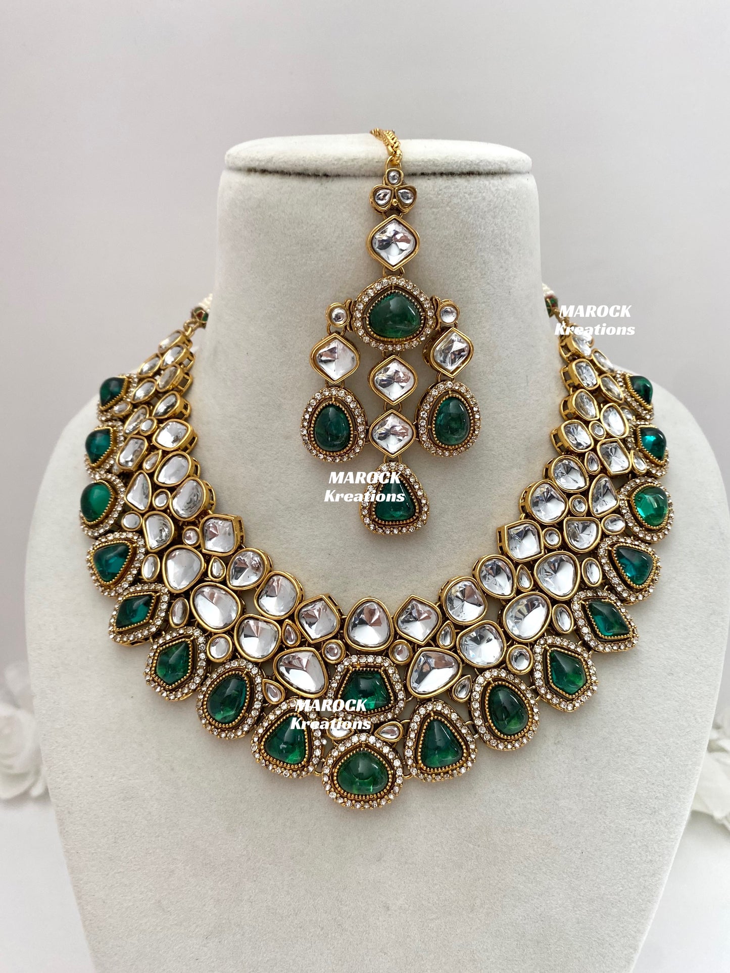 Patriza Sabyasachi inspired Premium Quality Kundan Statement Necklace set