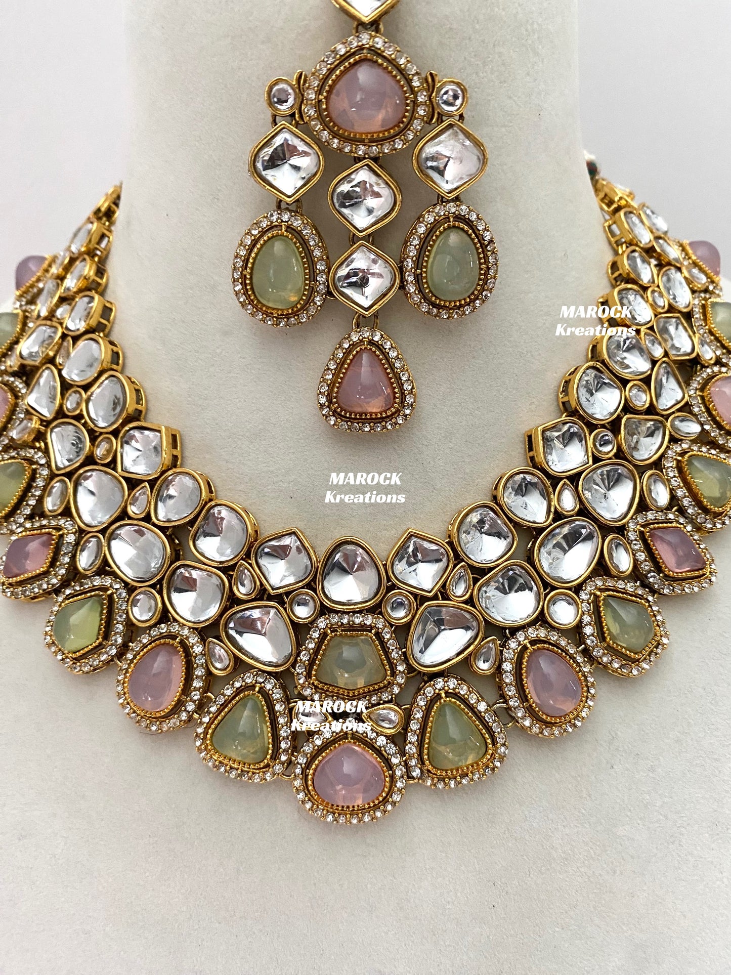 Patriza Sabyasachi inspired Premium Quality Kundan Statement Necklace set